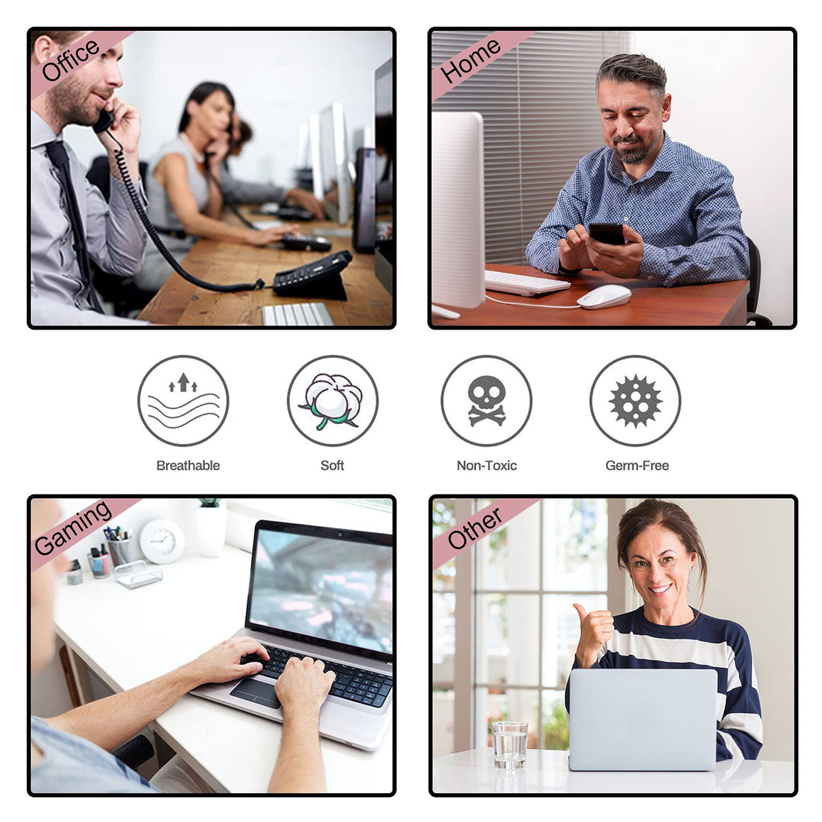 Extended Gaming Mouse Pad XXL ArtSo Large Keyboard Mat Long Mousepad Desk Decor Writing Pad Non