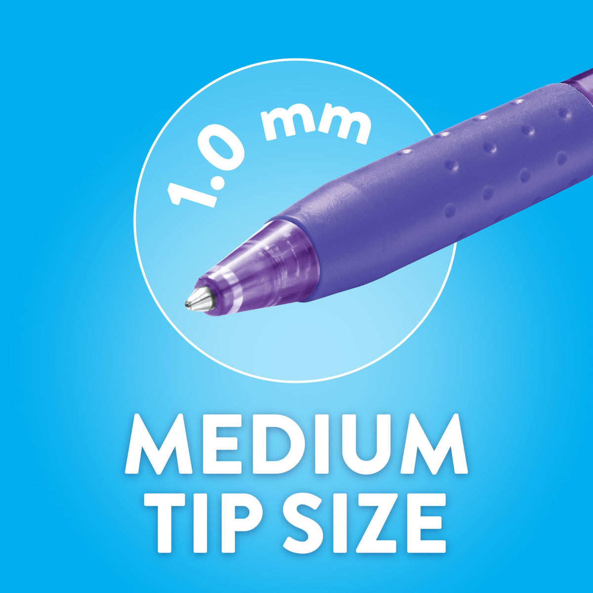 Paper Mate InkJoy 300RT Retractable Ballpoint Pens | Medium Point (1.0 mm) | Blue | 12 Count