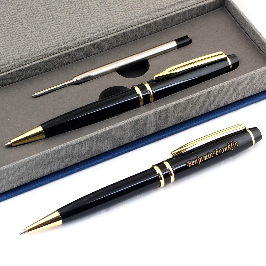 Sotania Free Engraving - Personalized Roller Ballpen, Ballpoint pen, Refillable Pens, Retractable