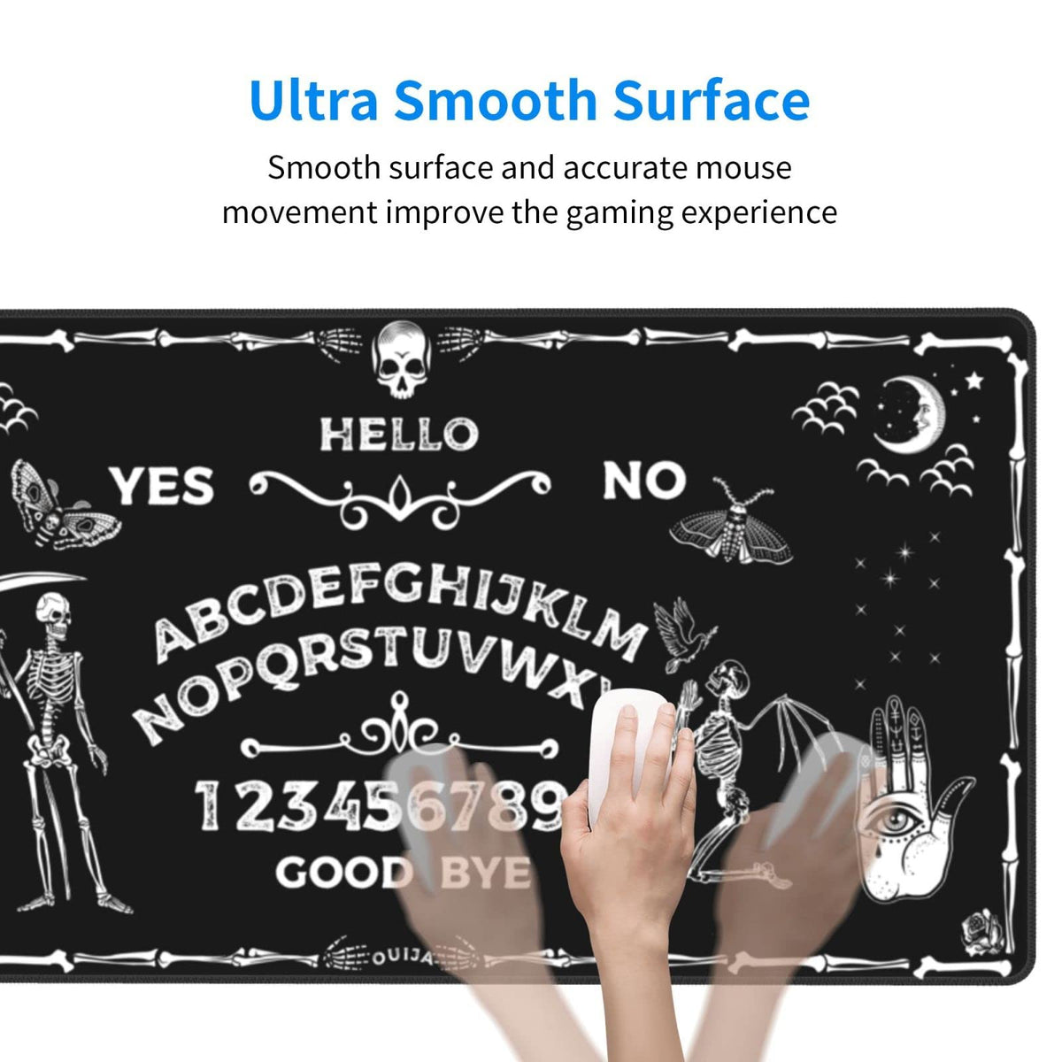 Sigouyinei Extra Large Desk Pad 31.5x12in Office Gaming Non-Slip Mouse Pad