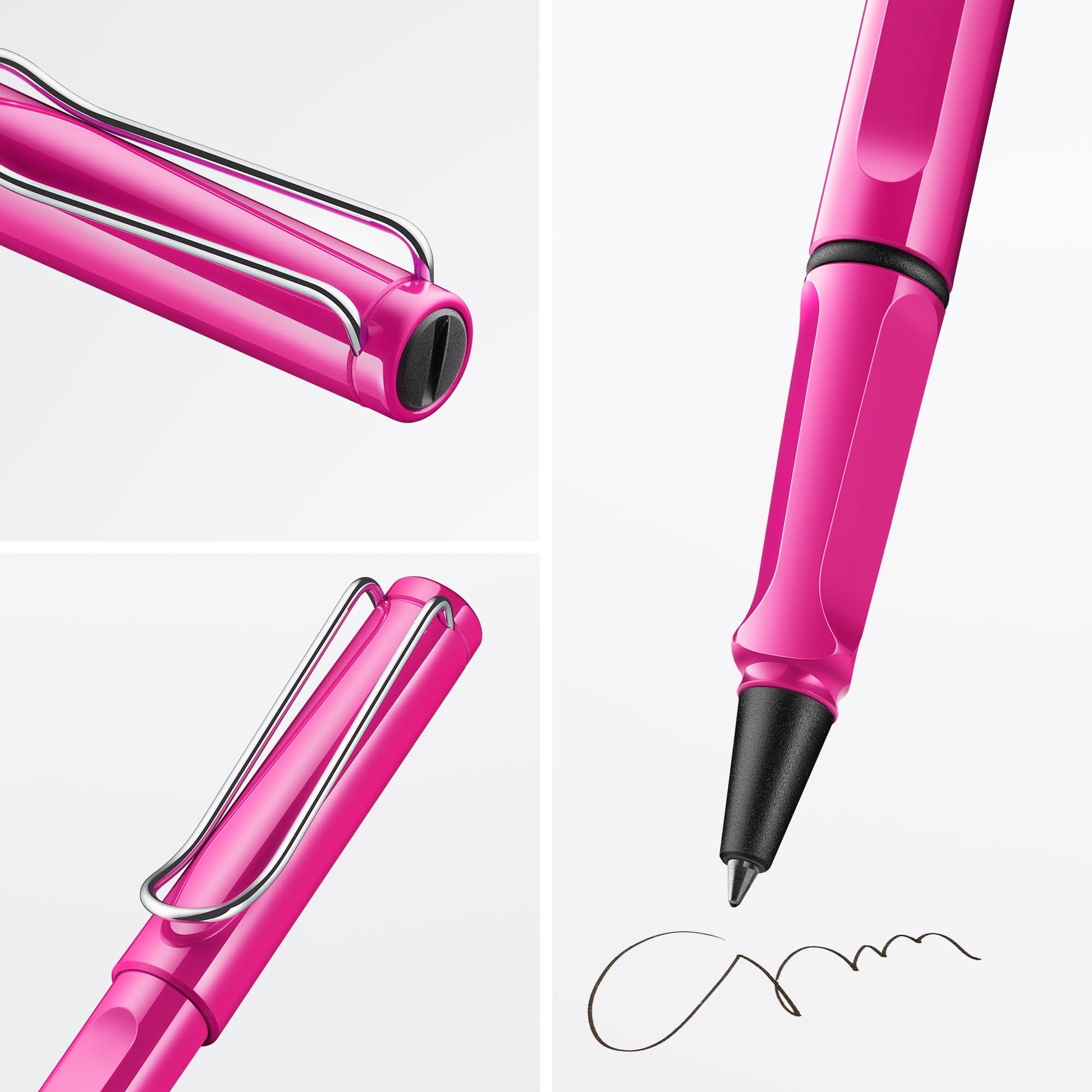 Lamy safari pink - Rollerball Pen with ergonomic grip & line width M - for pleasant long writing