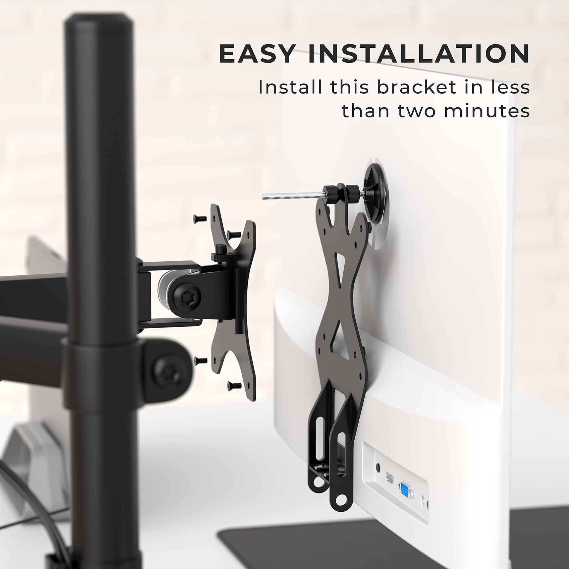 HumanCentric VESA Mount Adapter for HP Monitors, VESA Adapter Bracket