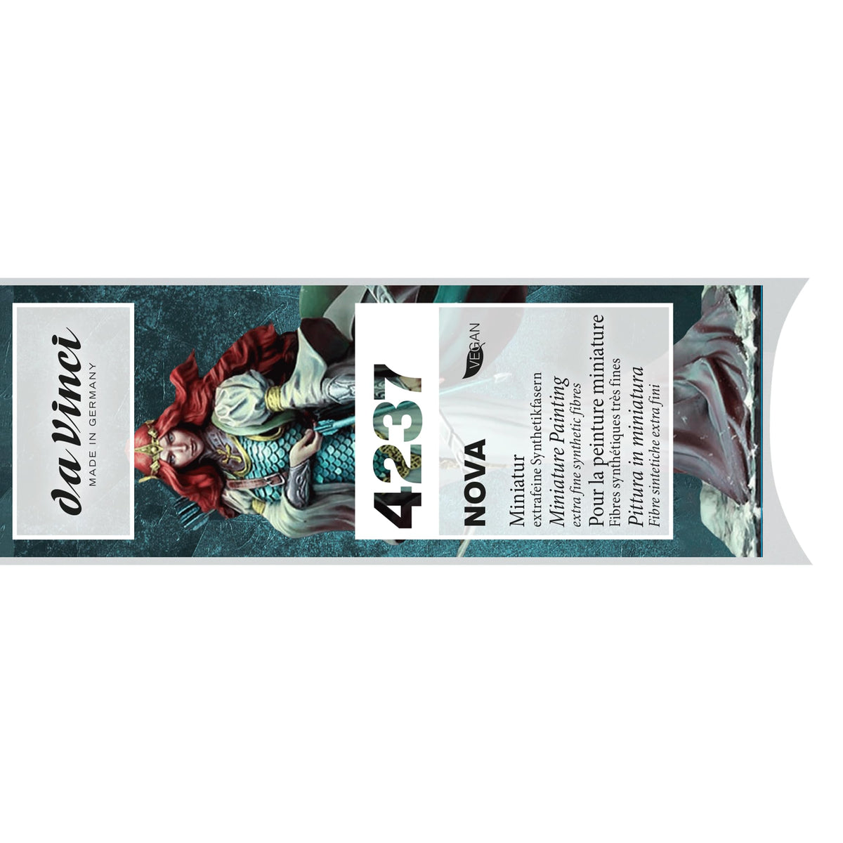 da Vinci Watercolor Series 4237-5 Brush Miniature Set - Nova Synthetics Multi-Media Mini Rounds