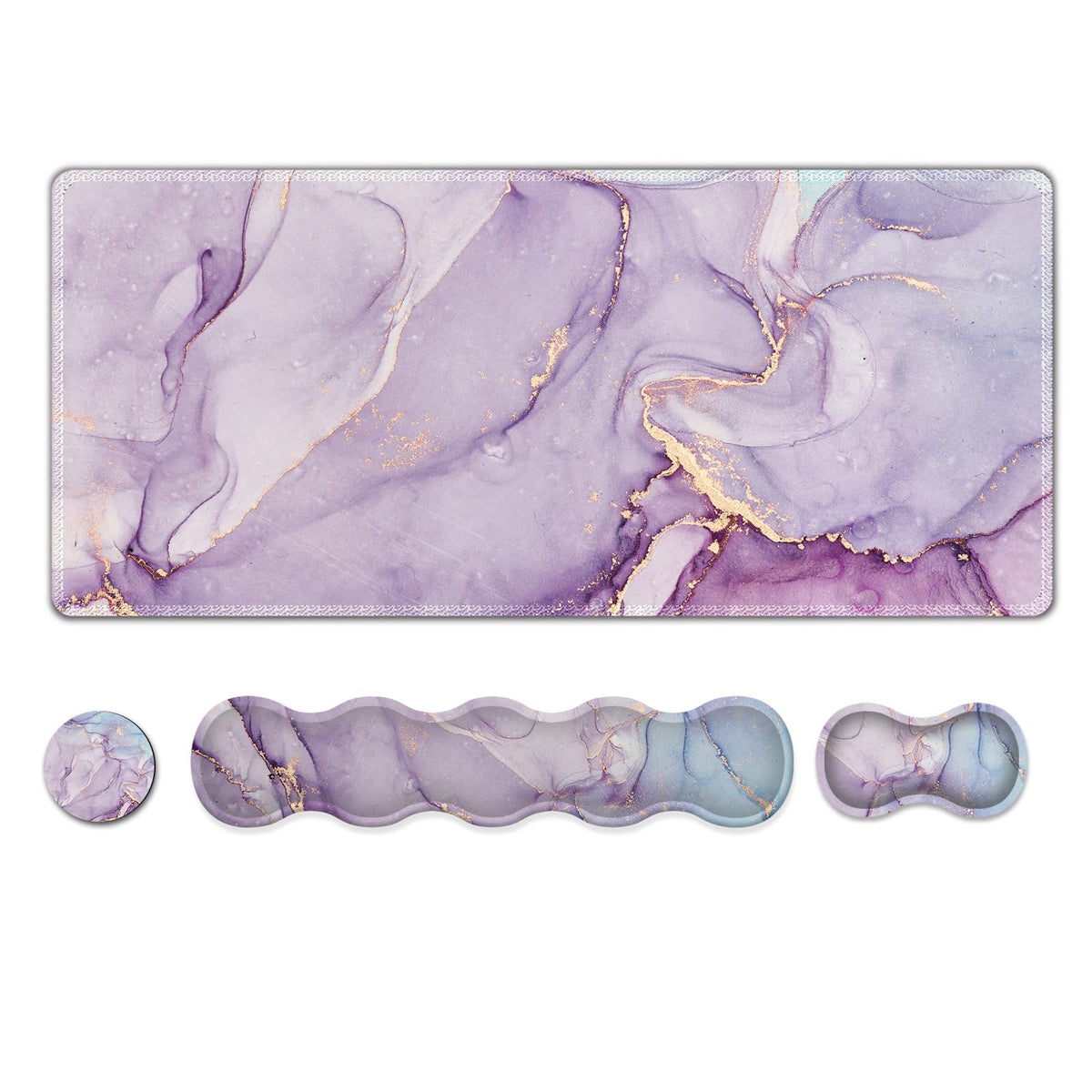 Upgraded Extended Gaming Mouse Pad, Keyboard Wrist Rest Pad, Wrist Support Mousepad Set, Artso