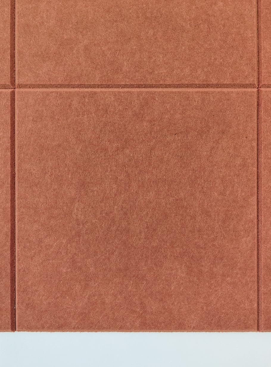 Cork Board 24 x36 Alternative - 6 Pack Felt Wall Tiles with Safe Removable Adhesive Tabs, Cork