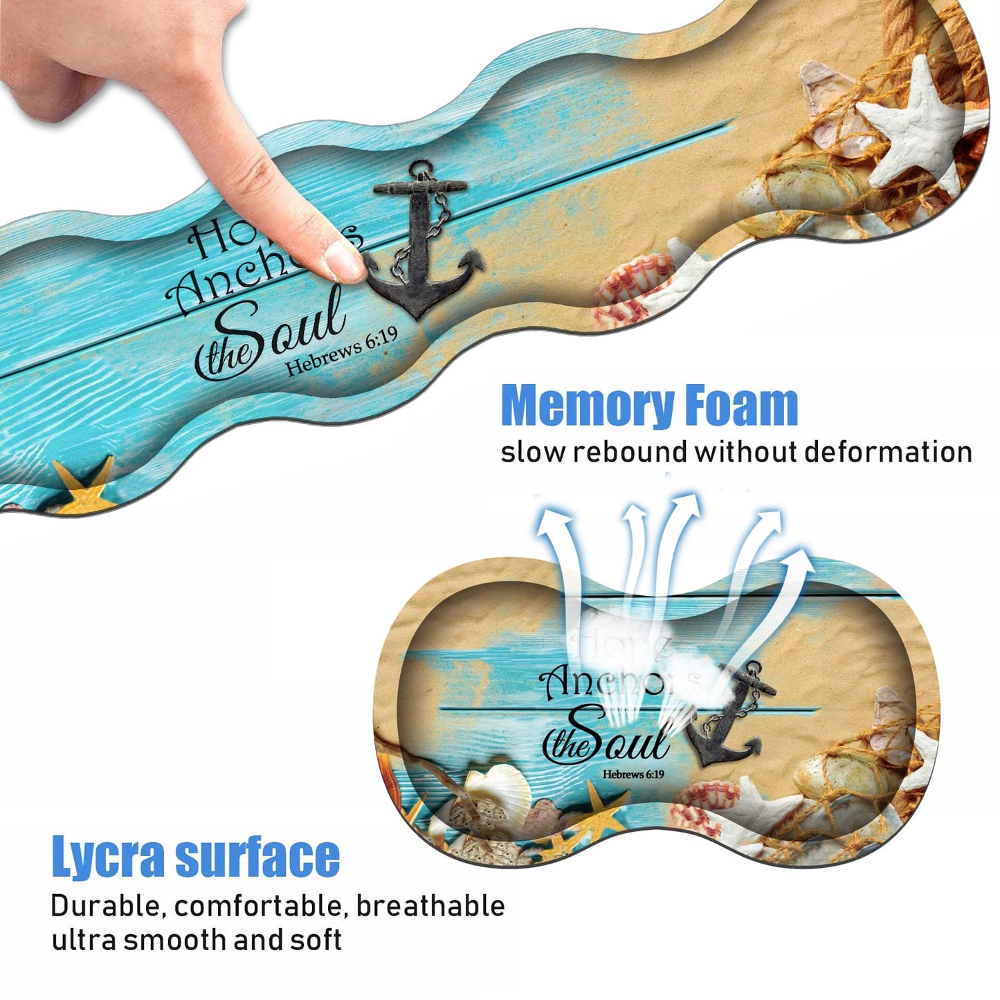 Ergonomic Keyboard Wrist Rest & Mouse Pad Wrist Rest Set, Large XXL Gaming Desk Mat 31.5"x 11.8"
