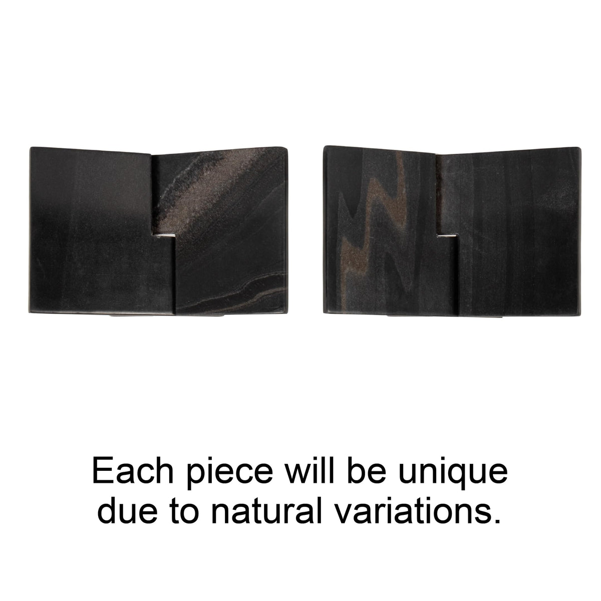Bloomingville Decorative Marble Book Holder, Ebony