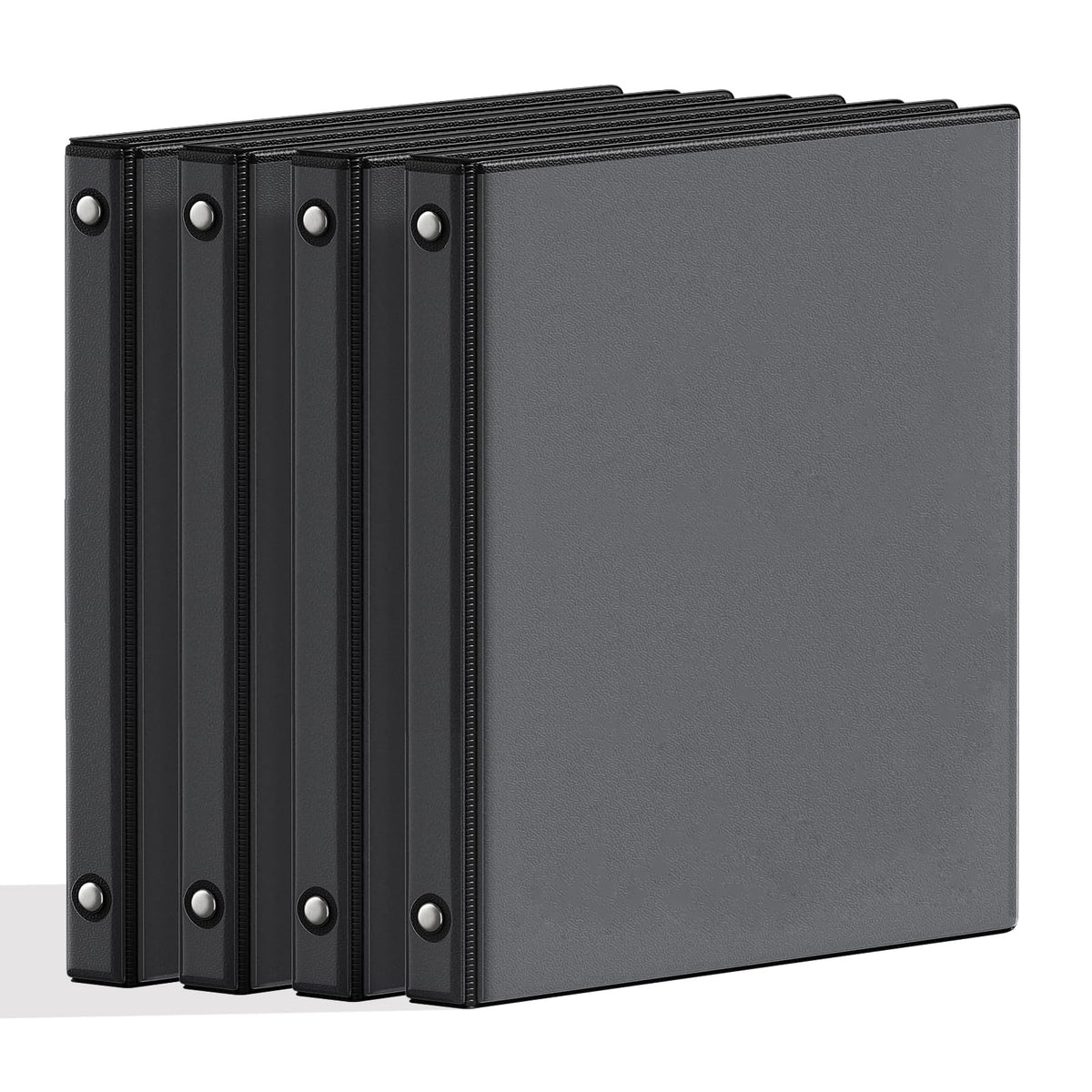SUNEE 1/2 Inch Binders 3 Ring, PVC-Free Clear View Half Inch Binders (Fits 8.5x11 Inches) for