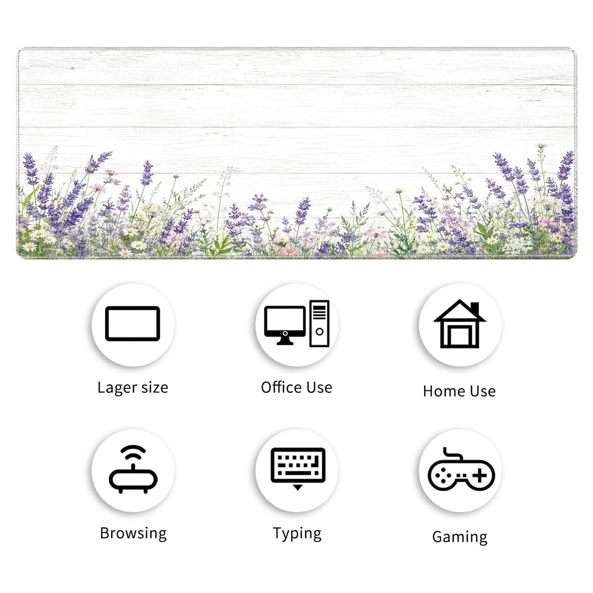 Desk Mat Large Gaming Mouse Pad + Coaster