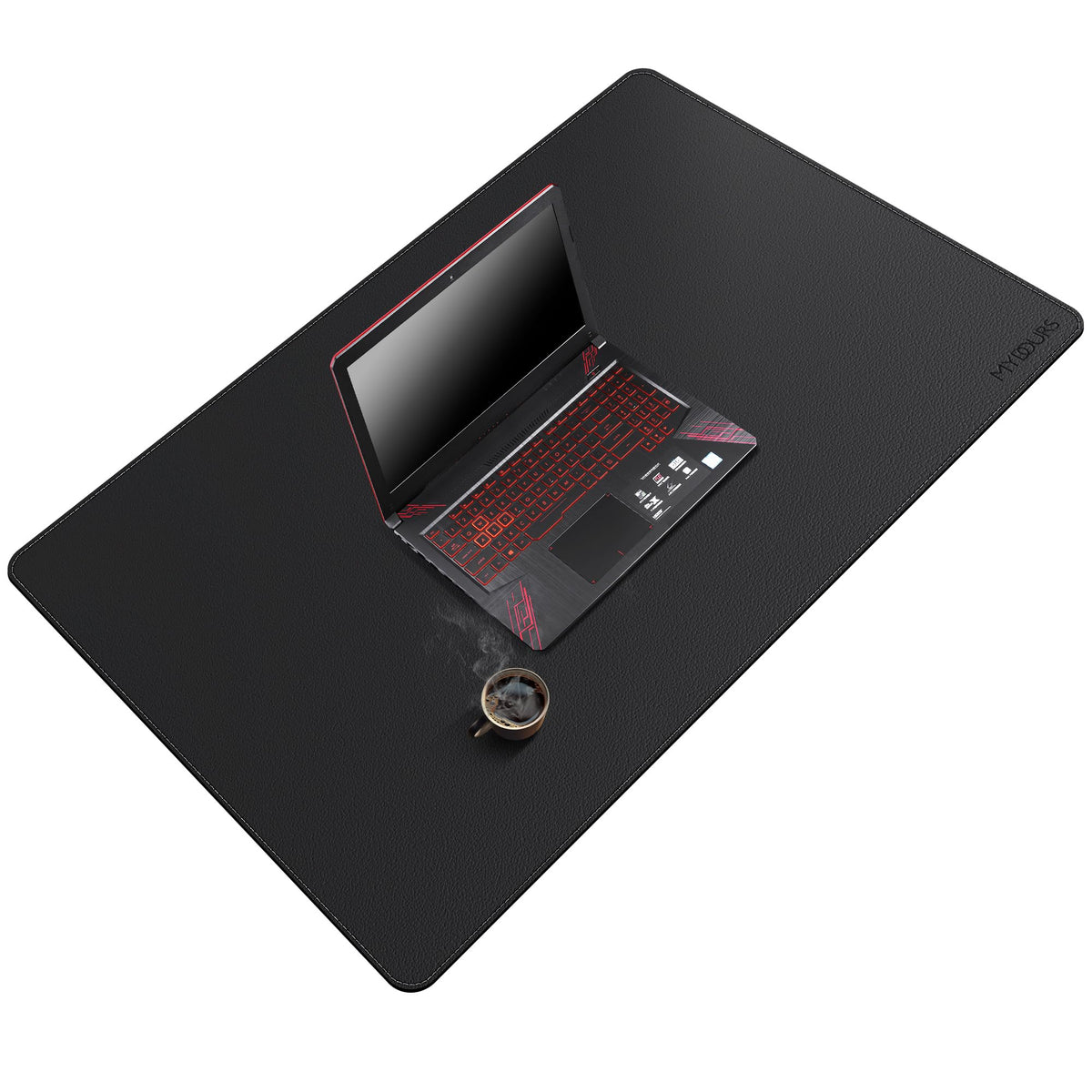 Mydours 40"x28" XL Large Desk Mat - Full Desk Blotter Mouse Pad, (Black)