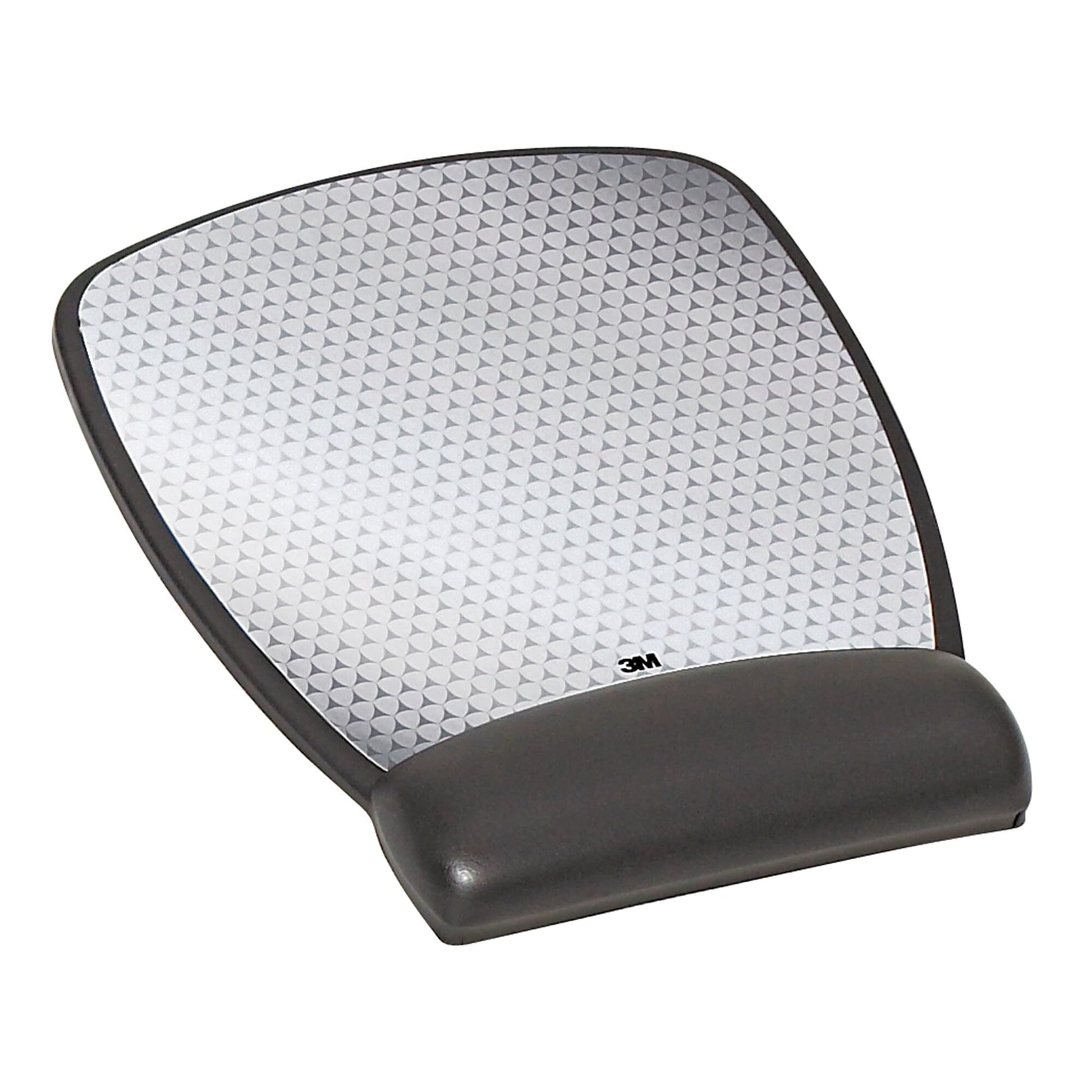 3M Precise Mouse Pad with Gel Wrist Rest, Vertex, 8.6 in x 6.8 in