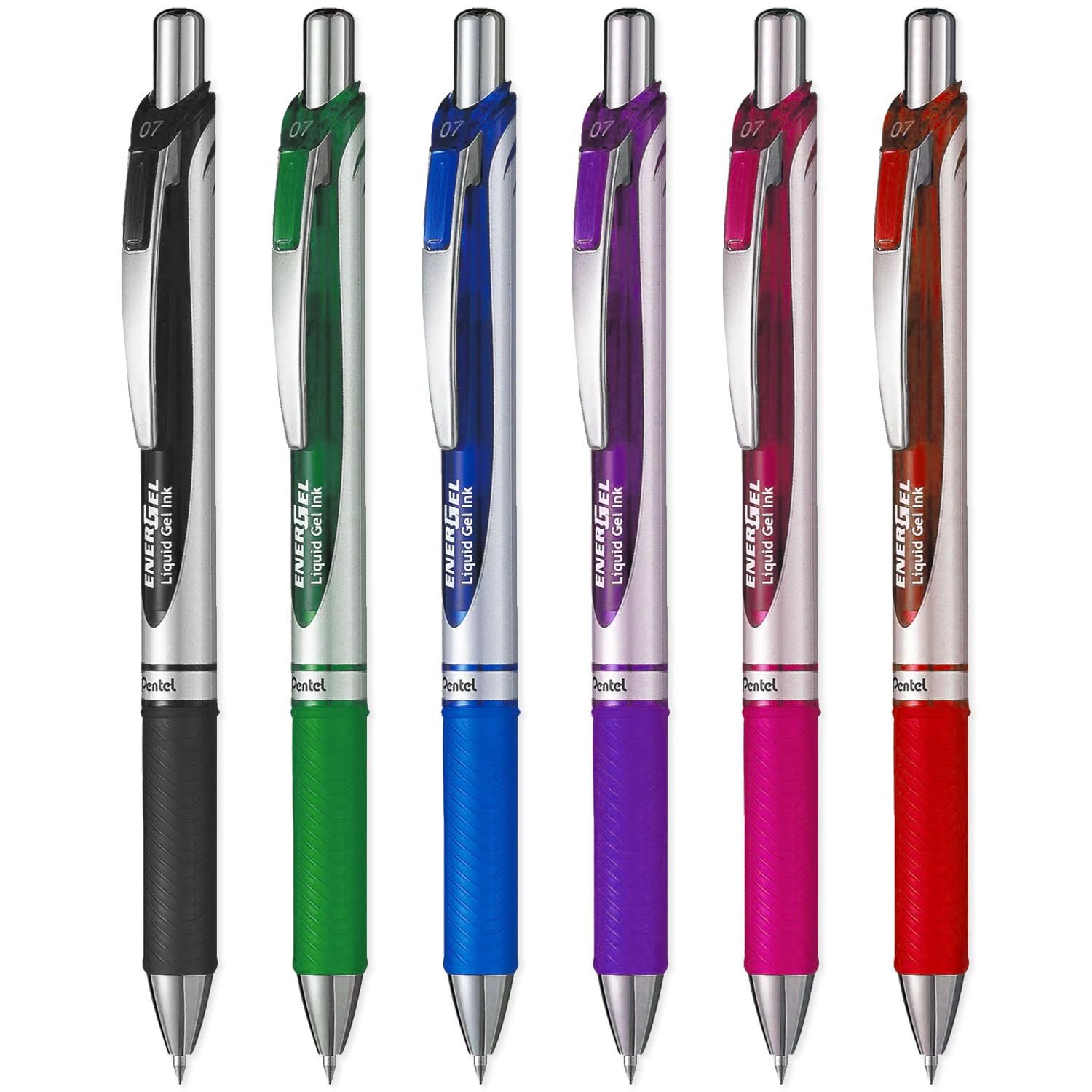 Pentel EnerGel XM BL77 - Retractable Liquid Gel Ink Pen - 0.7mm - 54% Recycled - Clam Pack Gift Set