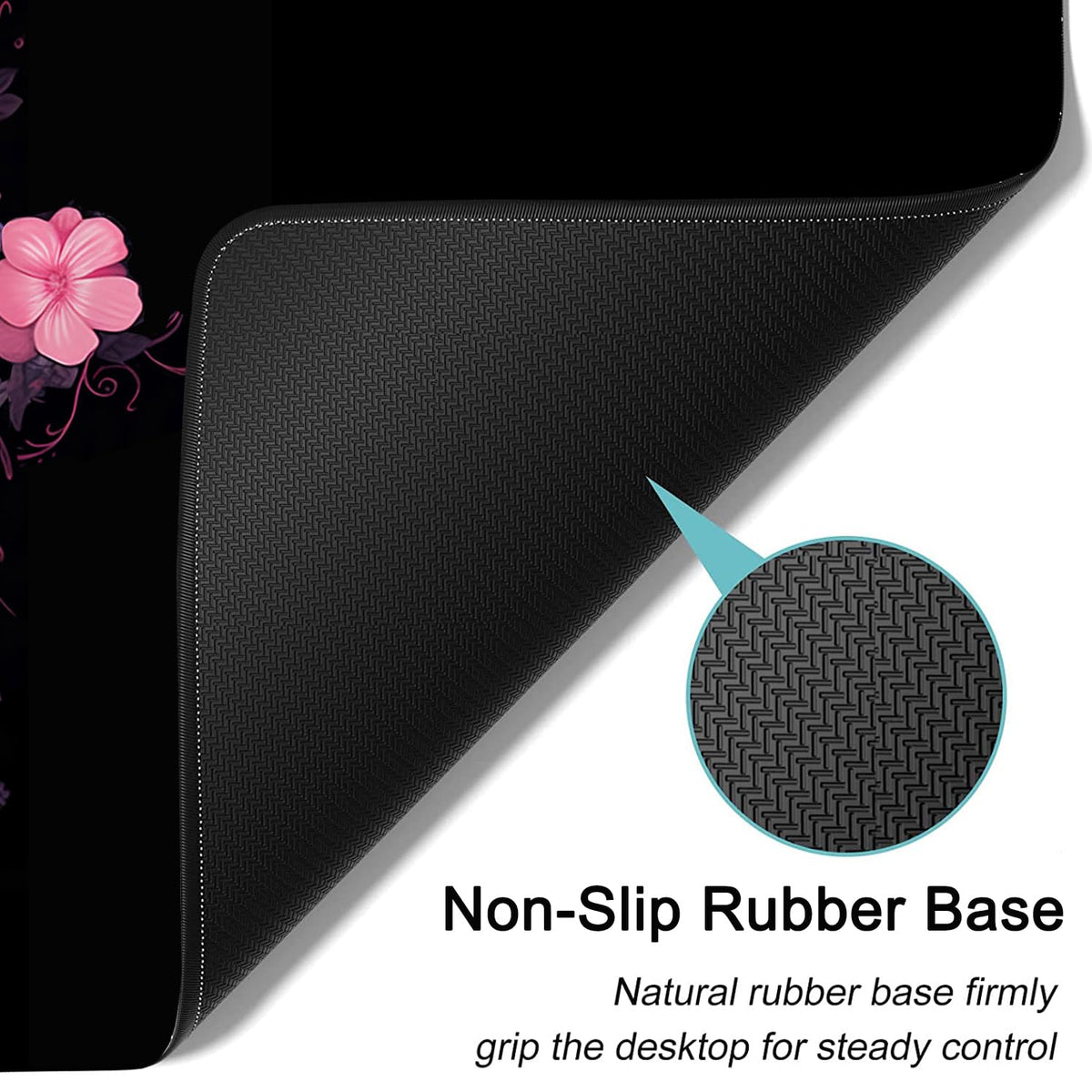 Large Mouse Pad, 31.5 x 11.8in Extended Gaming Mouse Pad with Stitched Edges, XXL Mousepad