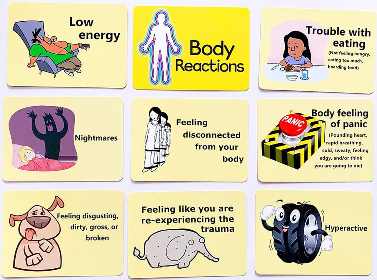 Trauma Reaction Cards for Children & Adolescents