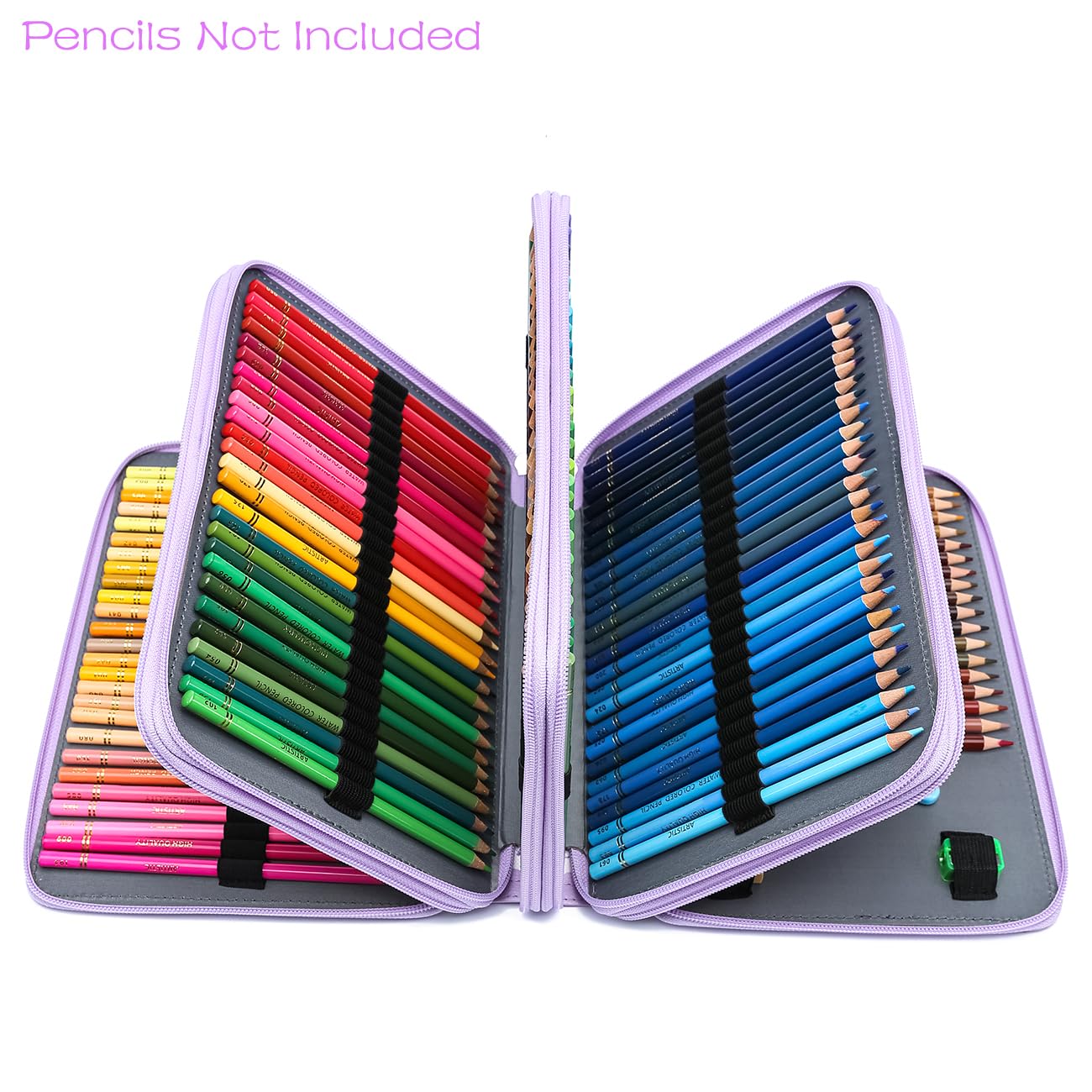 YOUNGCOL 200 Slots Colored Pencil Case Color Pencil Organizer Storage Large Capacity Pencil Holder