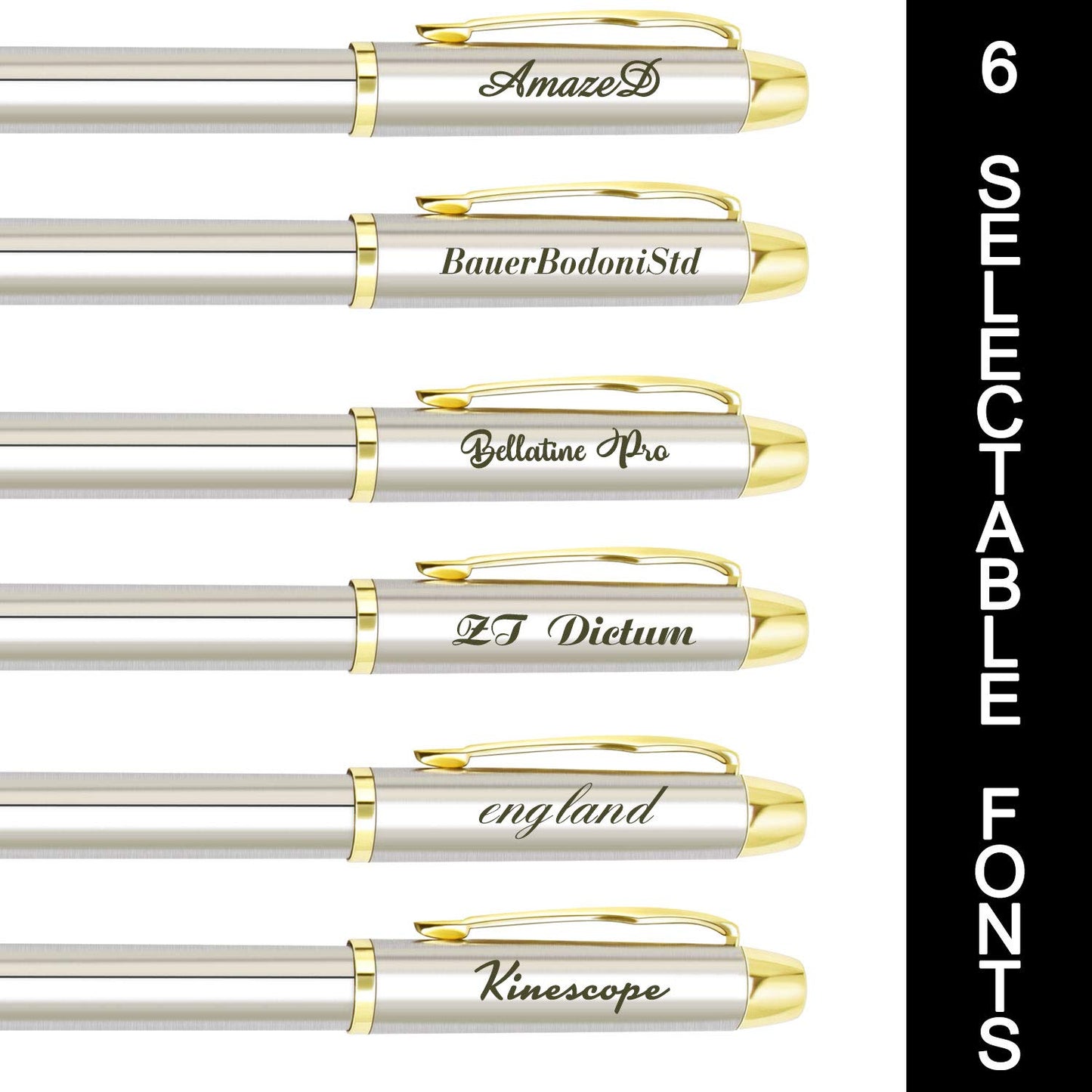 Personalized Pens,Custom Engraved Ballpoint Pen and Case,Personalized Gifts for