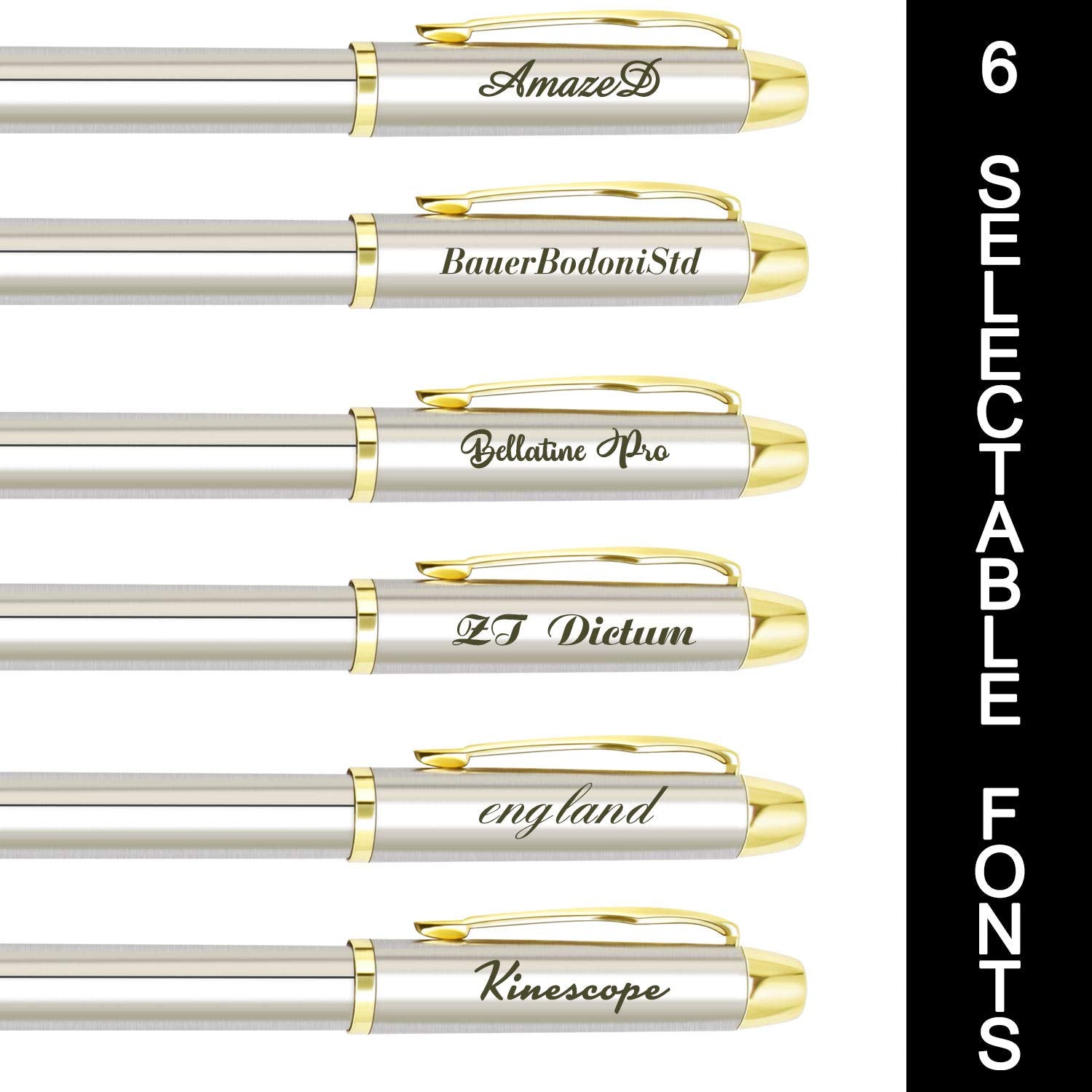 Personalized Pens,Custom Engraved Ballpoint Pen and Case,Personalized Gifts for