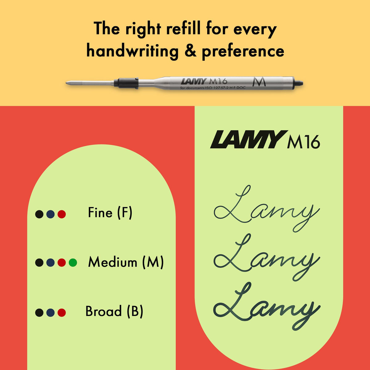 Lamy safari green - Ballpoint Pen with ergonomic grip & line width M - for pleasant long writing