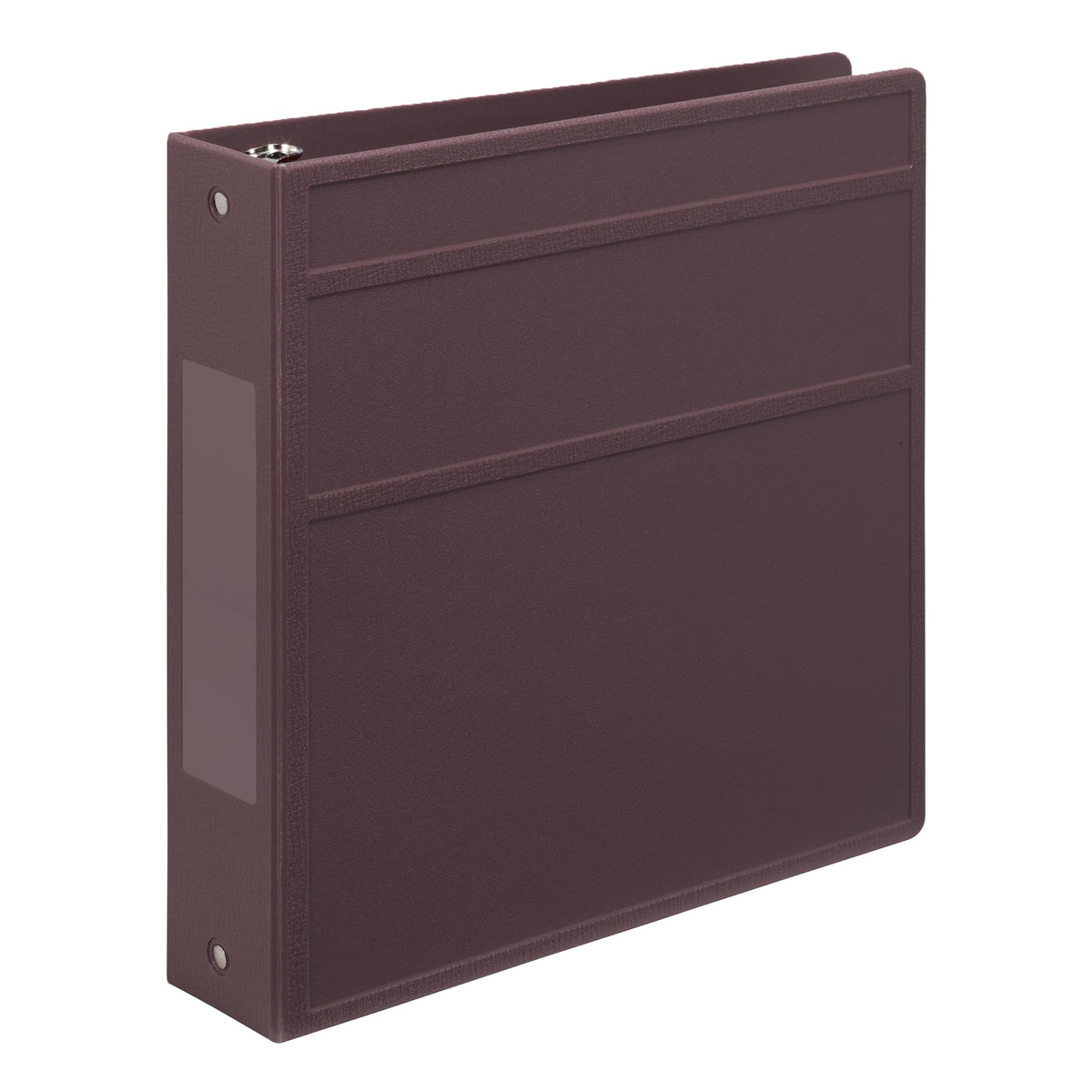 Carstens 2-Inch Heavy Duty 3-Ring Binder - Side Opening, Plum, Durable Plastic, Precision No-Gap