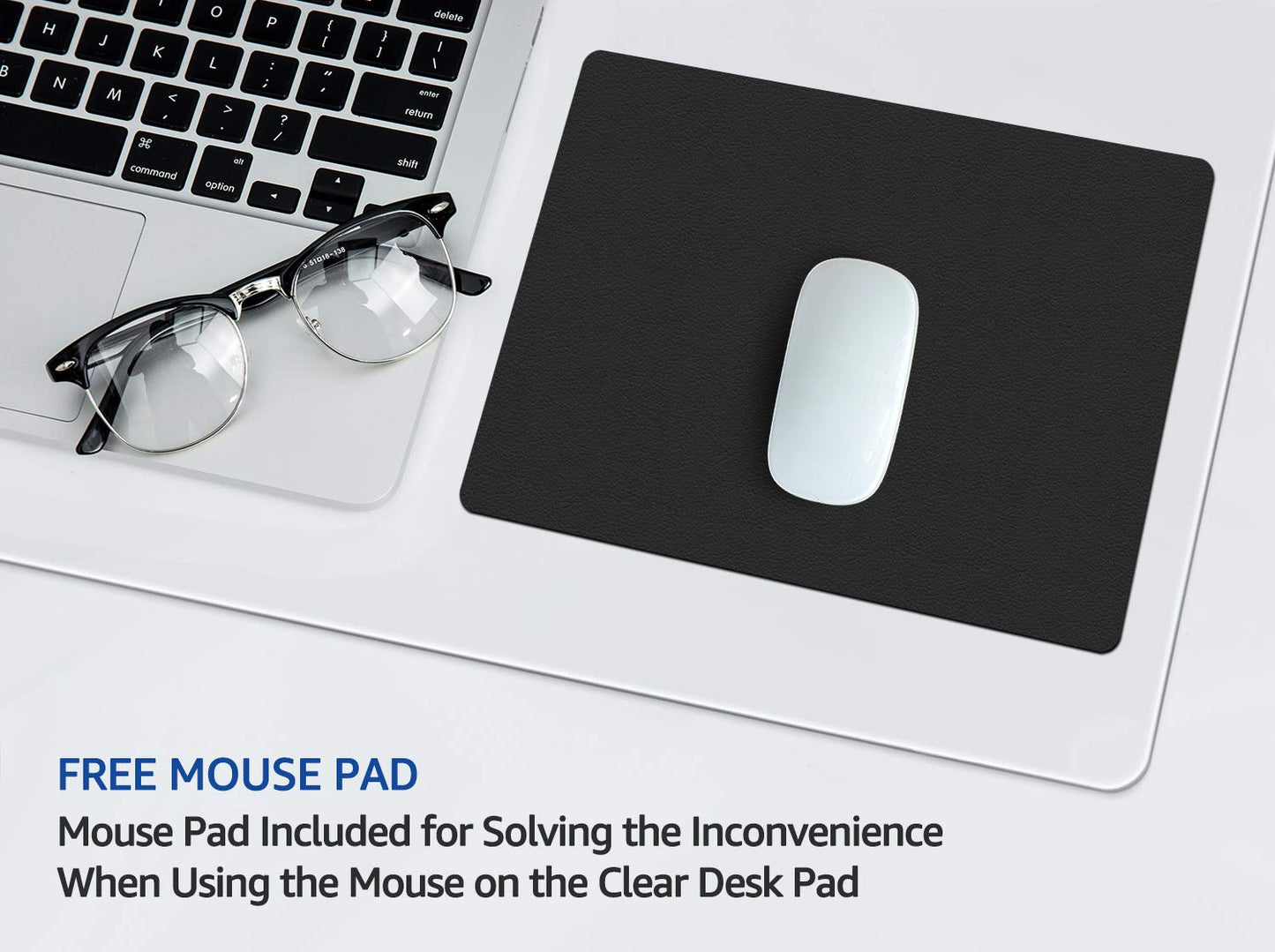 24 X 60 Inch XL Desk Pad Protector Clear Desk Mats Blotter on Top of Desks for Laptop Computer