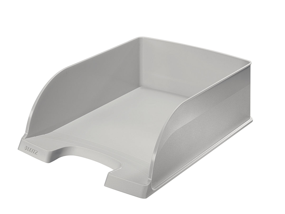 Leitz A4 Letter Tray, Jumbo, Grey, Plus Range, 52330085
