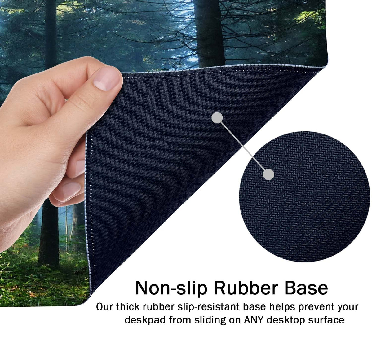 SSOIU Extended Gaming Mouse Pad XXL ArtSo Large Keyboard Mat Long Mousepad Desk Decor Writing Pad