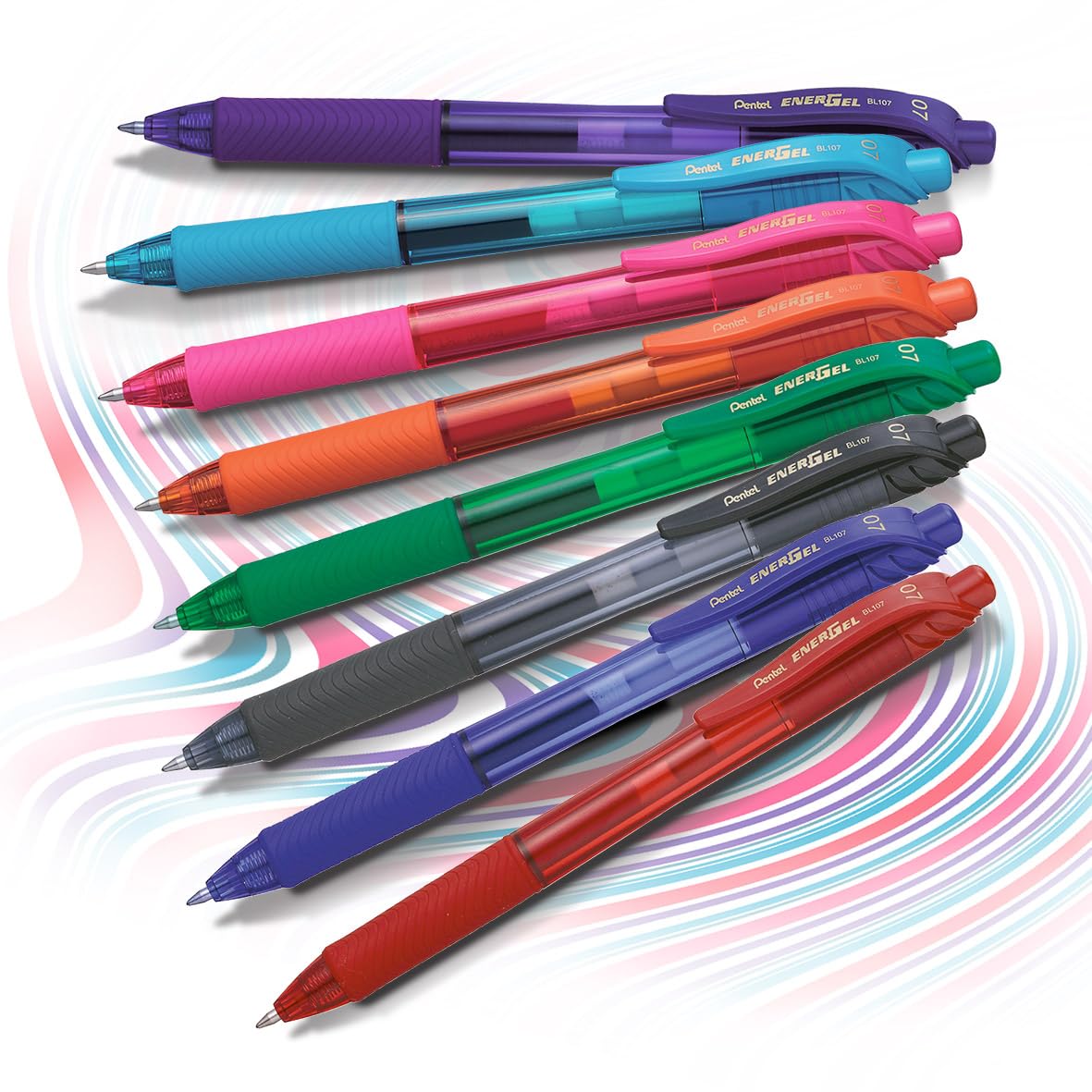 Pentel EnerGel X Retractable Gel Pen - Turquoise Ink - Pack of 12