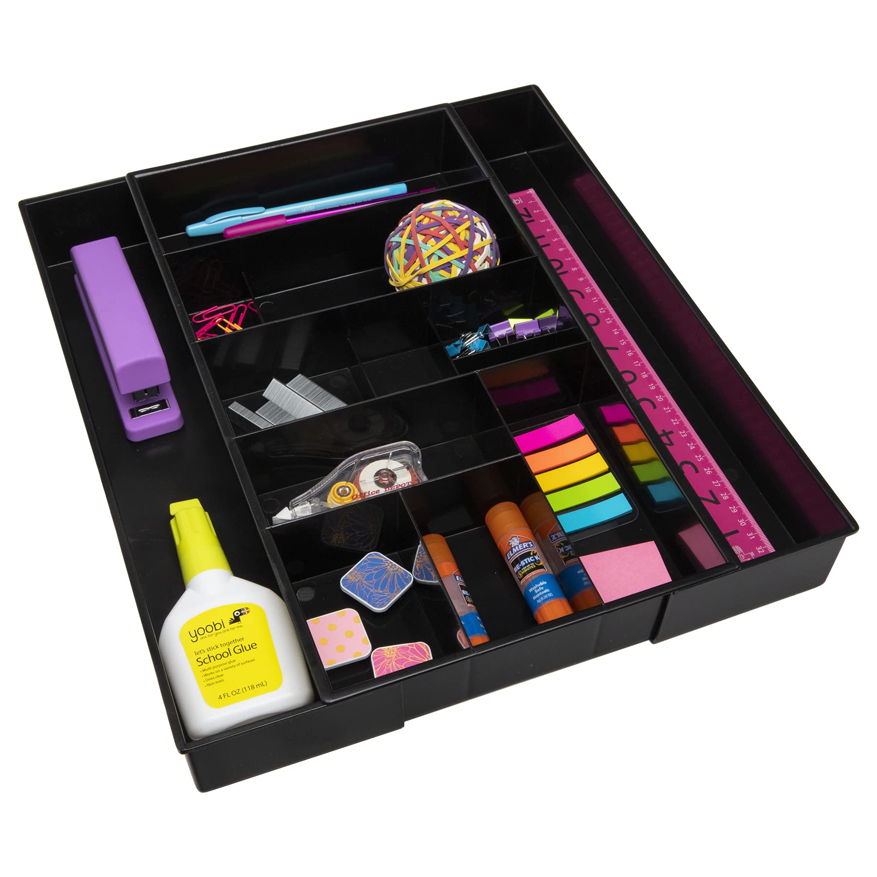 Dial Industries Expandable Office Drawer Desk Organizer Storage Tray