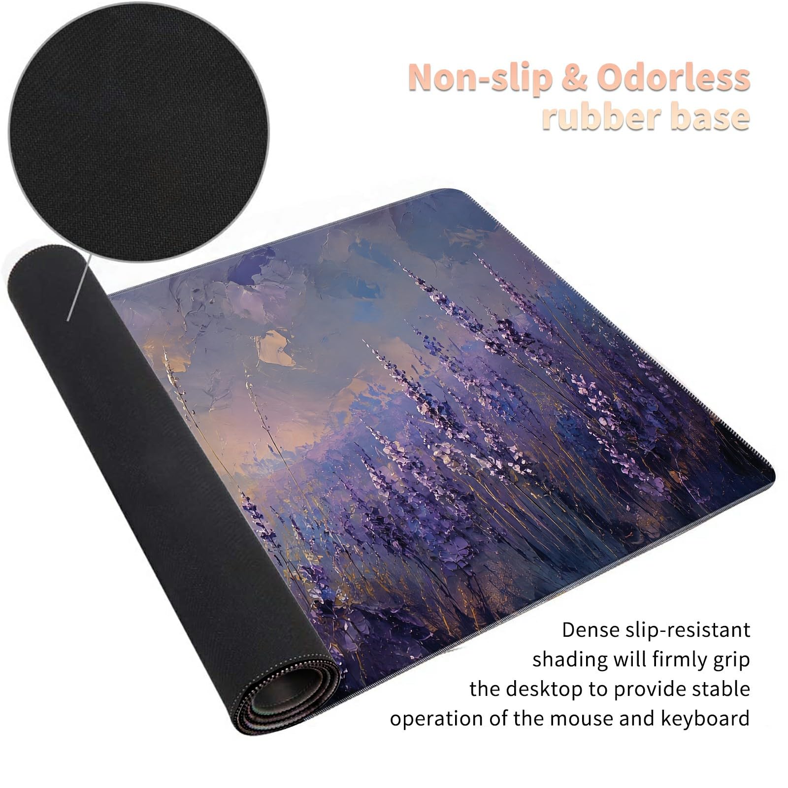 Desk Mat Large Gaming Mouse Pad + Coaster