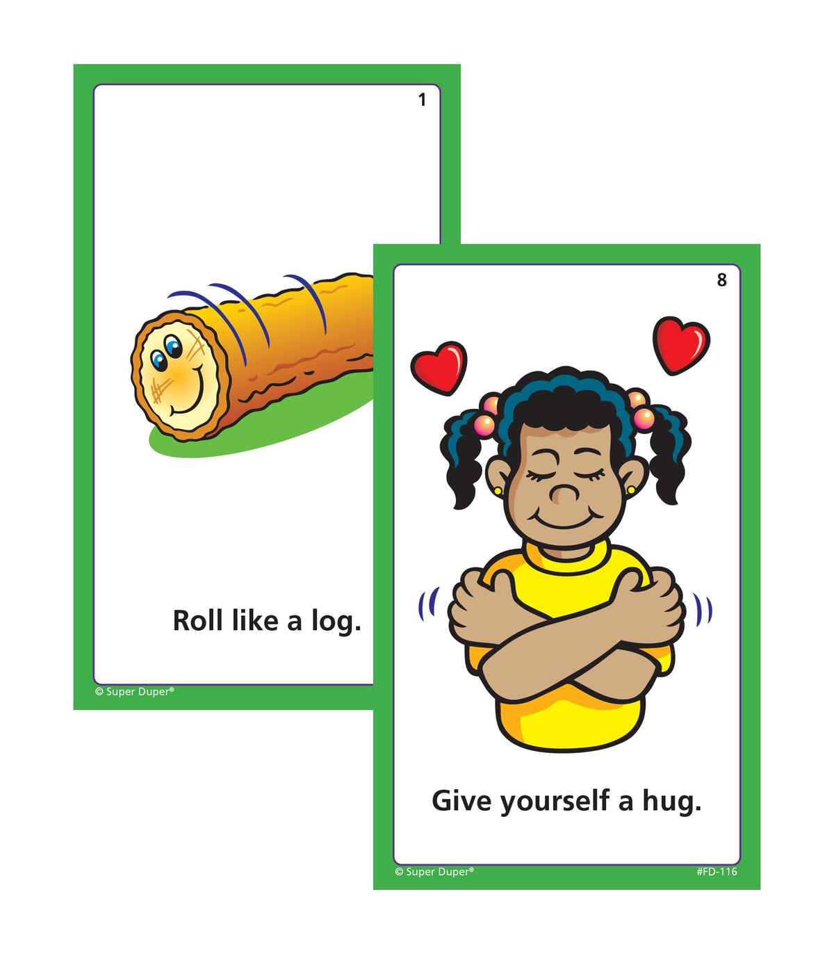 Super Duper Publications | Move Your Body Fun Deck | Occupational Therapy Flash Cards | Educational