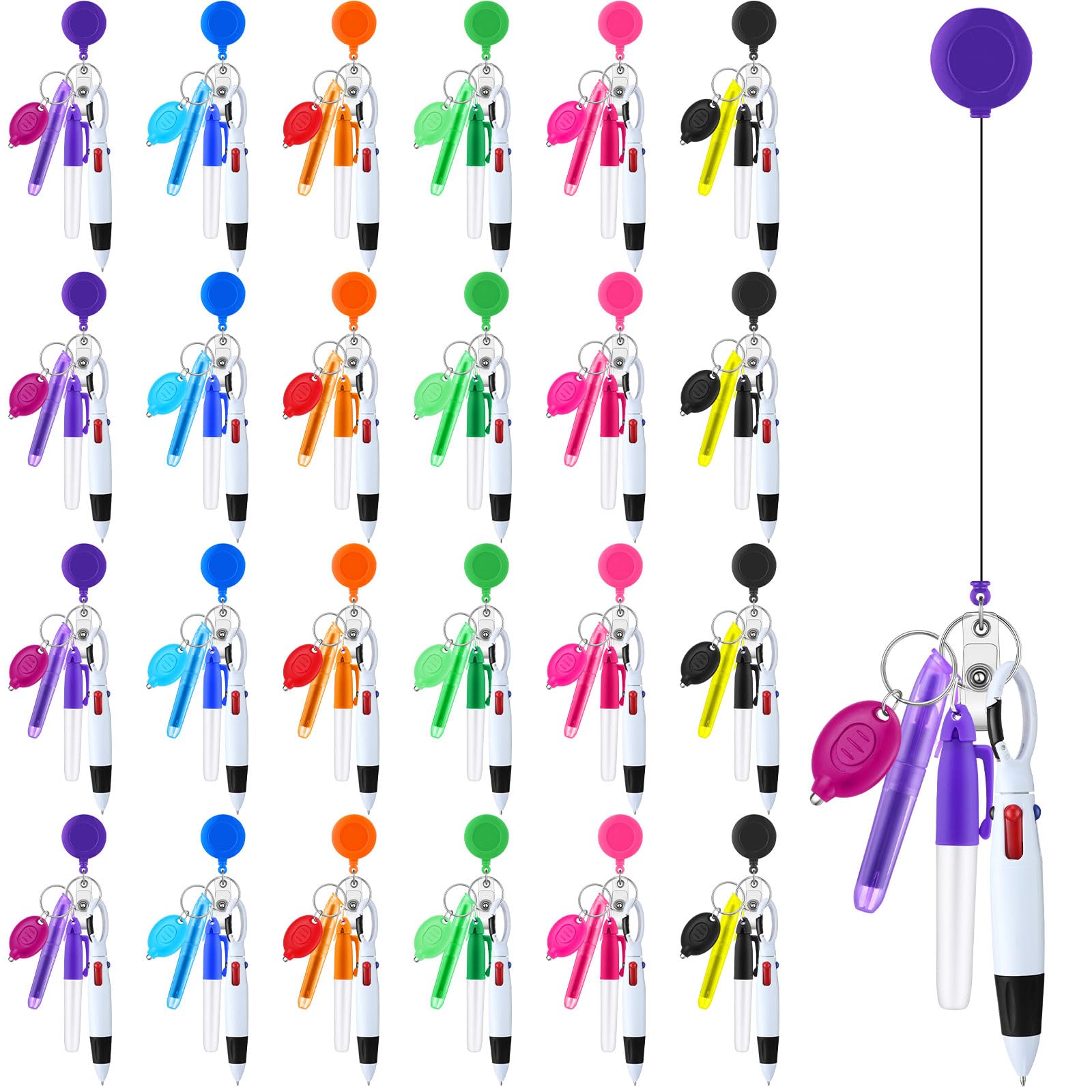 Handepo 80 Pcs Nurse Pen Gift Set Mini Pens for Badge Reel