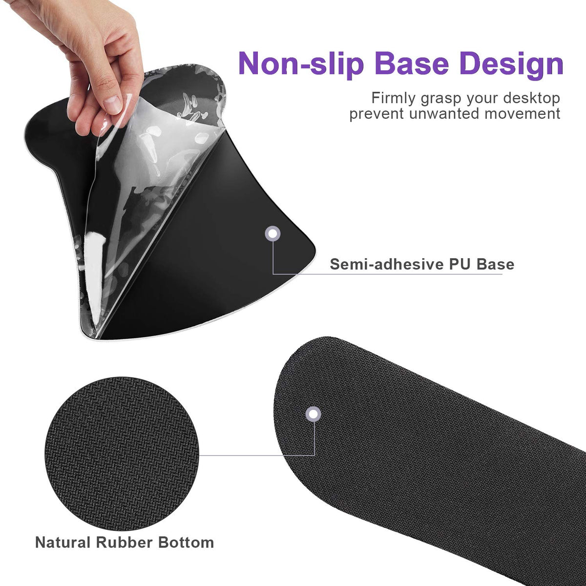 Mouse Pad with Wrist Support and Keyboard Wrist Rest Pad Set,Ergonomic Mouse Pads for Computers