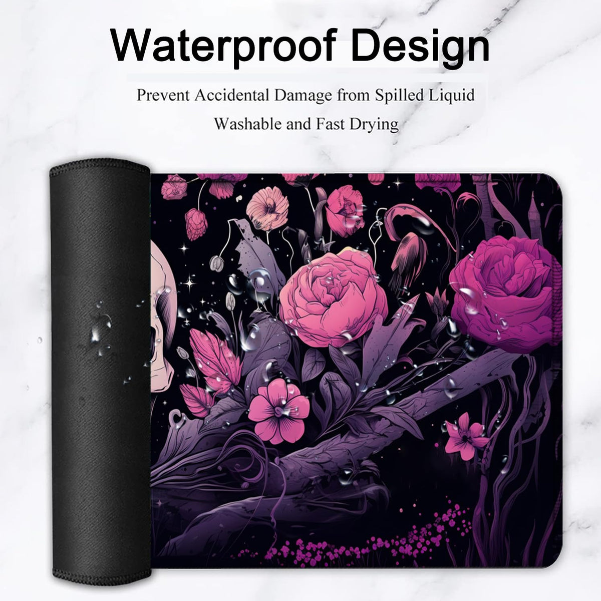 Large Mouse Pad, 31.5 x 11.8in Extended Gaming Mouse Pad with Stitched Edges, XXL Mousepad