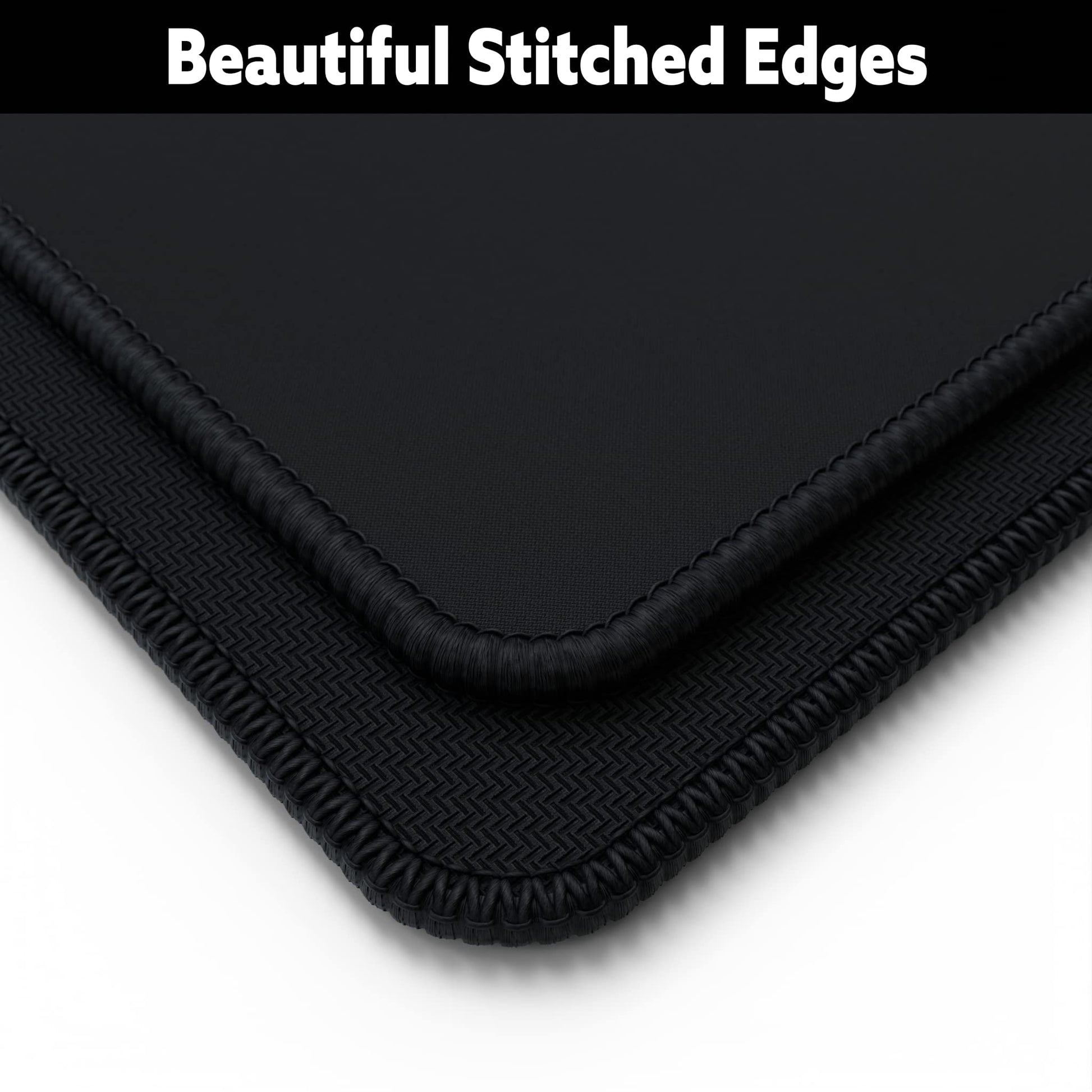 Giga Size Gaming Mouse Pad - Anti Slip Rubber Base - Stitched Edges - Large Desk Mat - 60" x 30" x