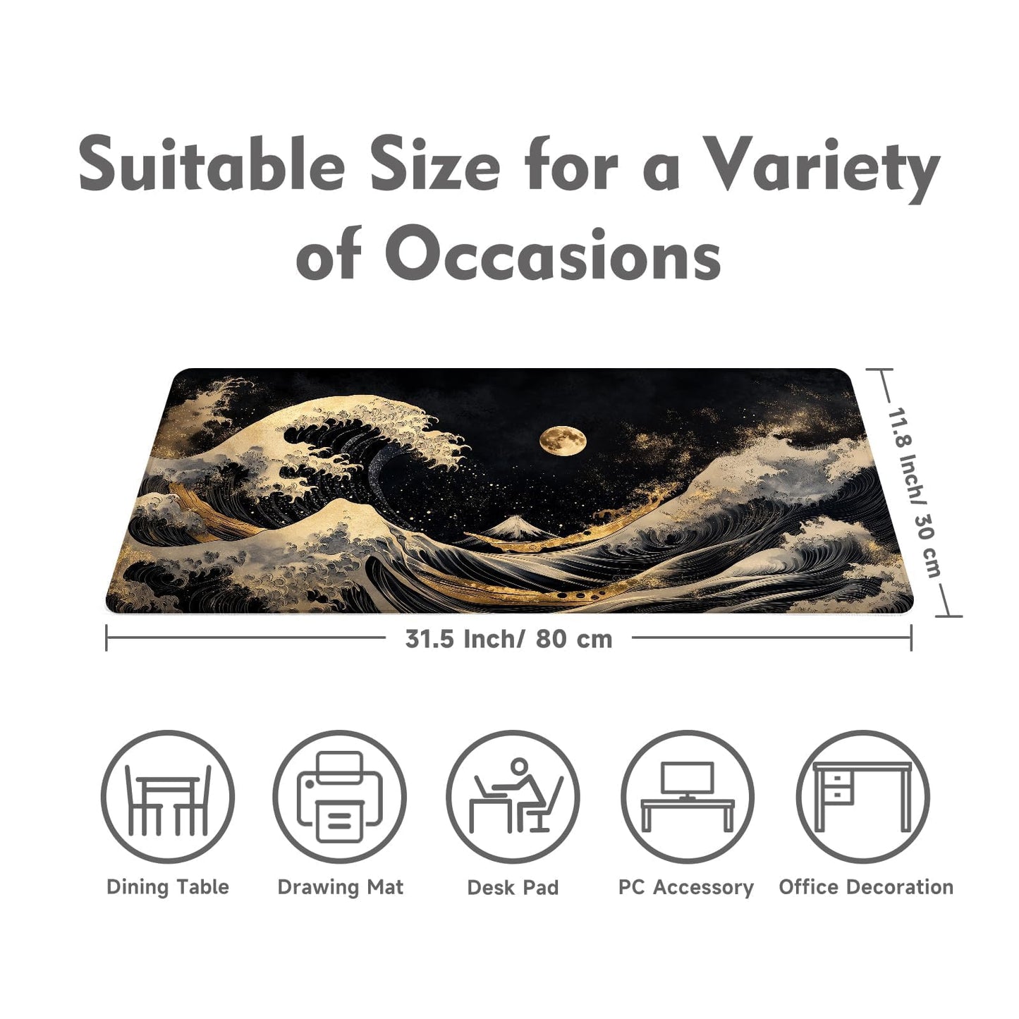 Gaming Mouse Pad Desk Pad XL Large Mouse Mat Keyboard Mat Office Desk Decor AccessoriesKeyboard Mat
