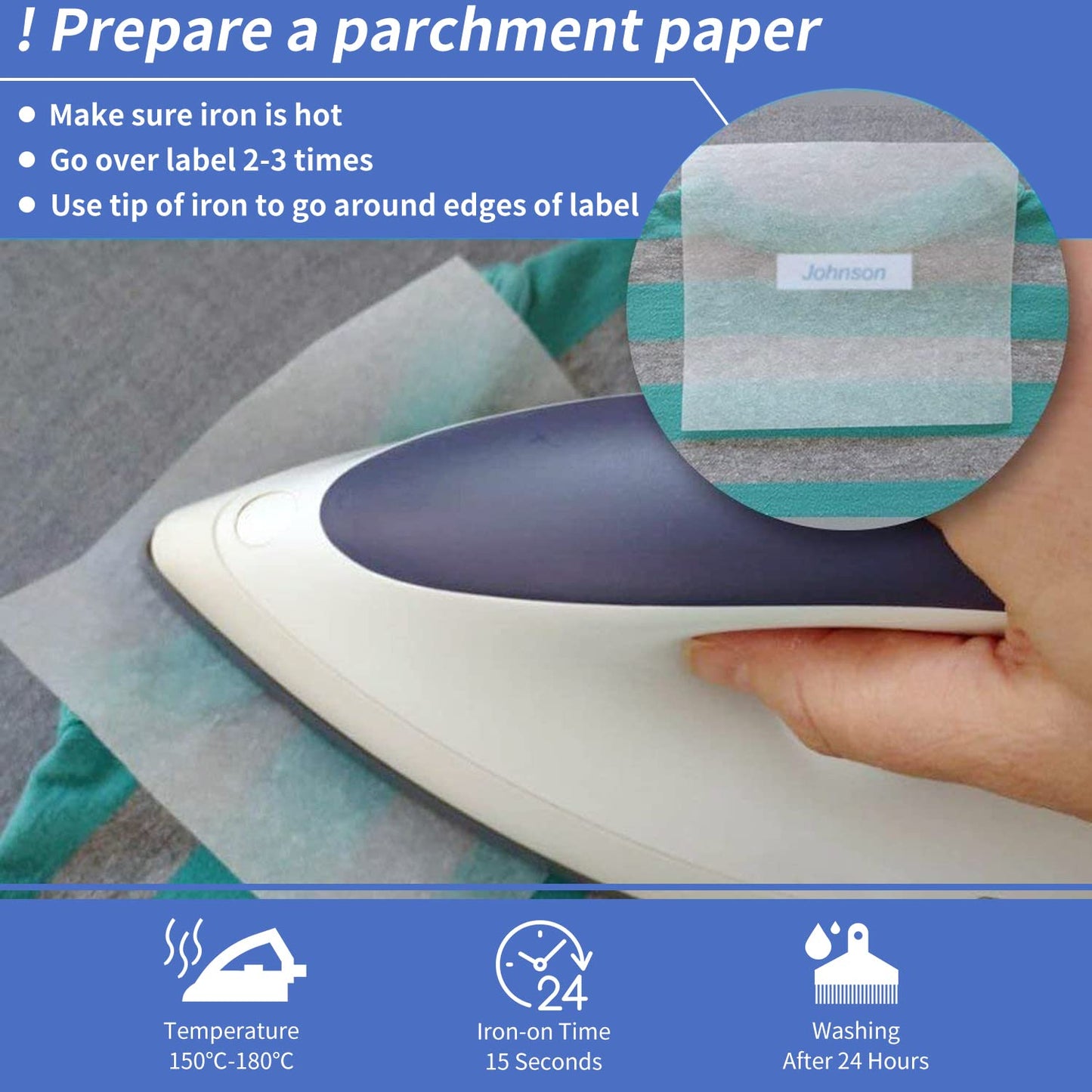 5-PK TZe-FA231 Replace for Brother P-Touch Fabric Iron-On Tape for Clothing