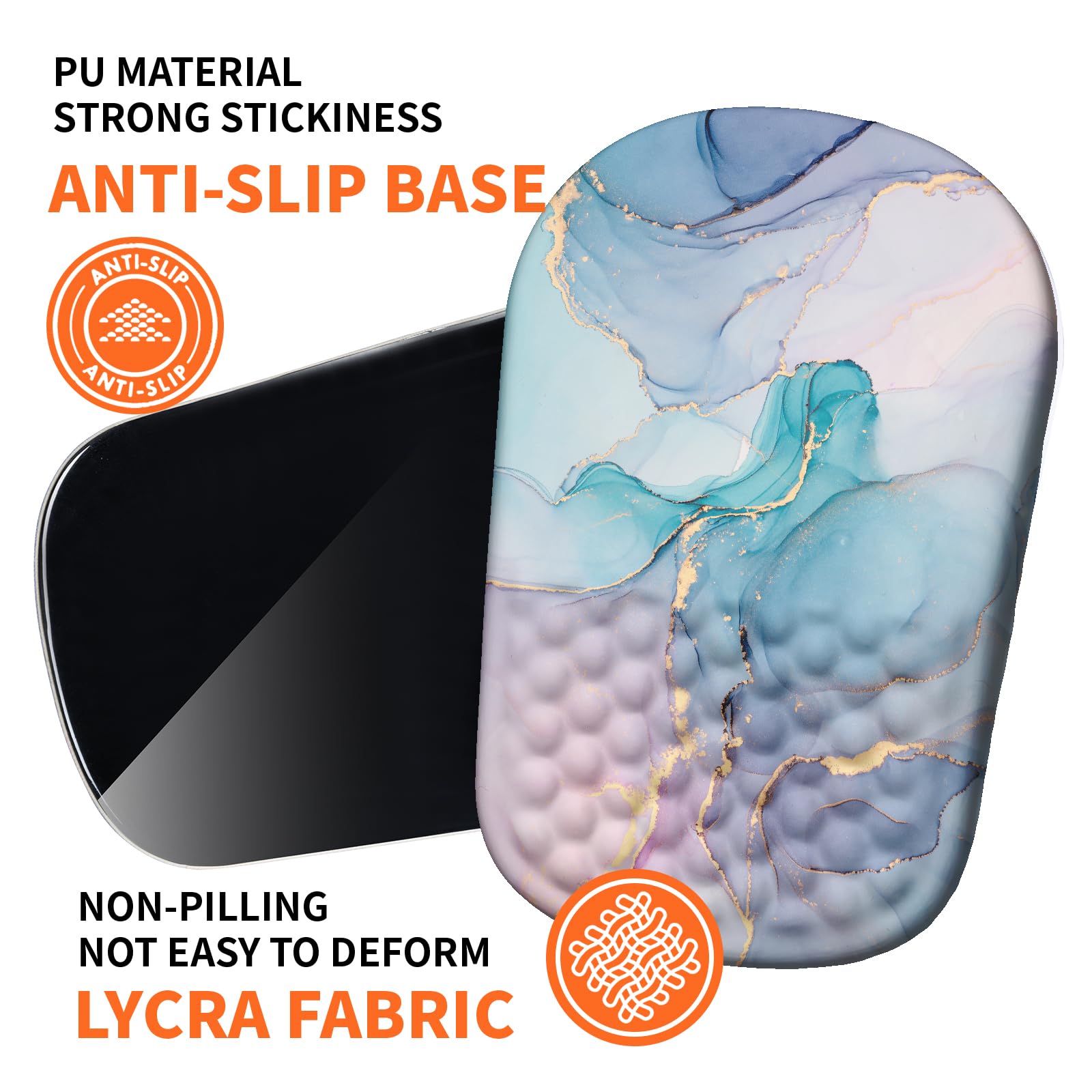 Youzzan Ergonomic Mouse Pad Wrist Support with Massage Design, Pain Relief Mousepad Slope Design