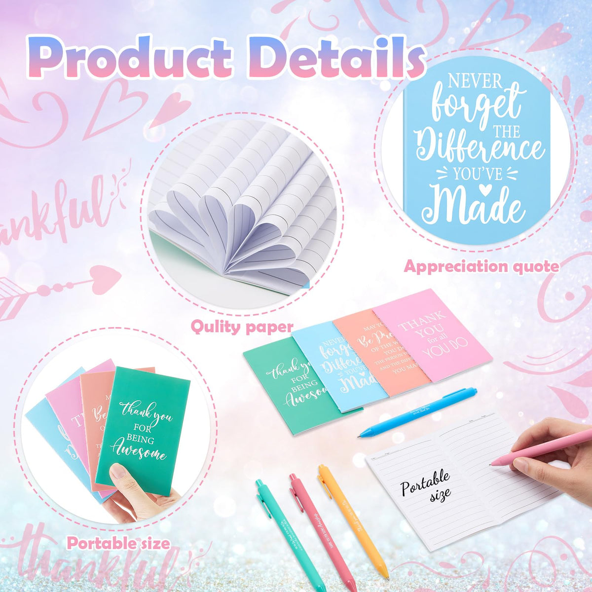 Fulmoon 40 Pcs Christmas Teacher Appreciation Gifts Bulk for Women