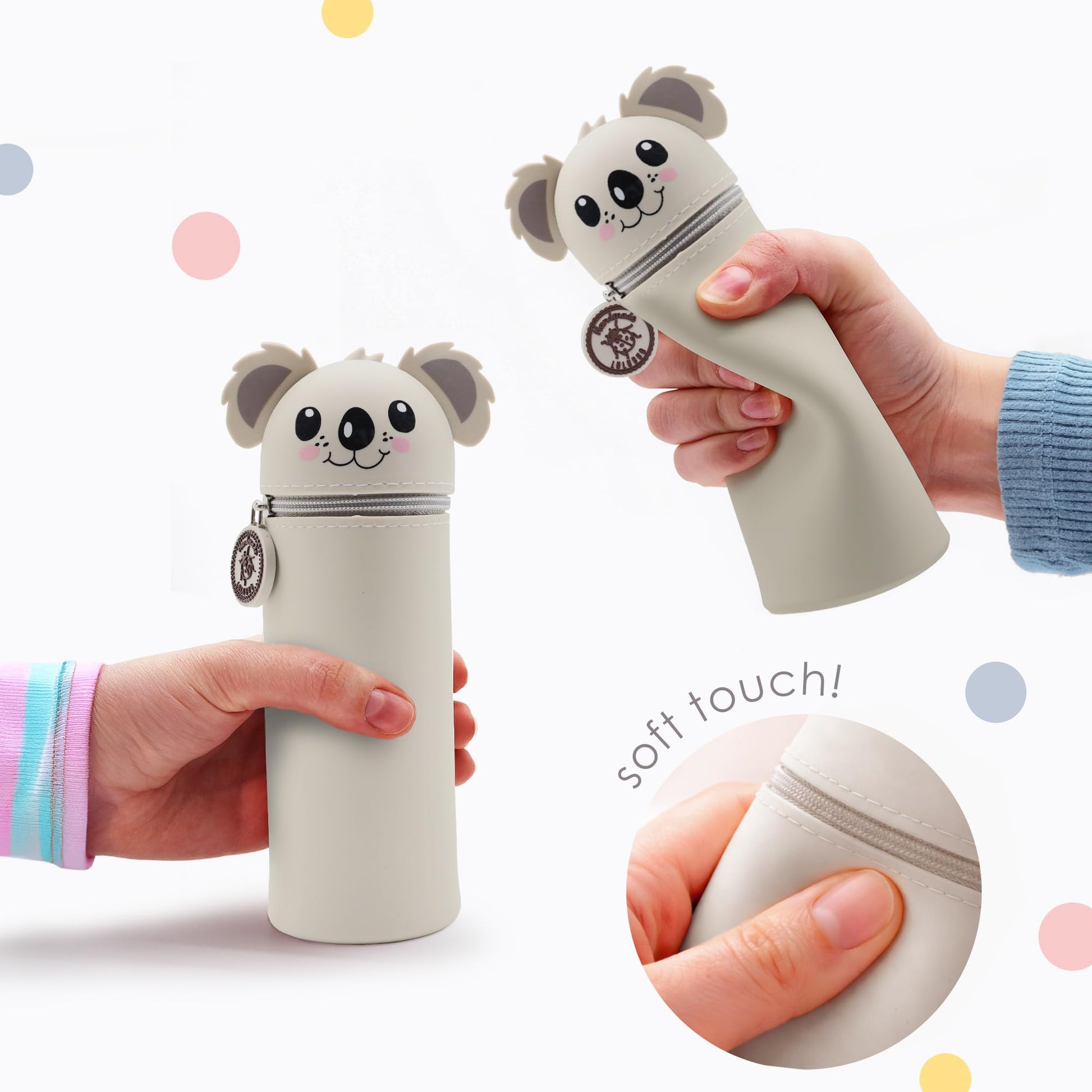 Lulubug Silicone Pencil Case, koala, L, koala