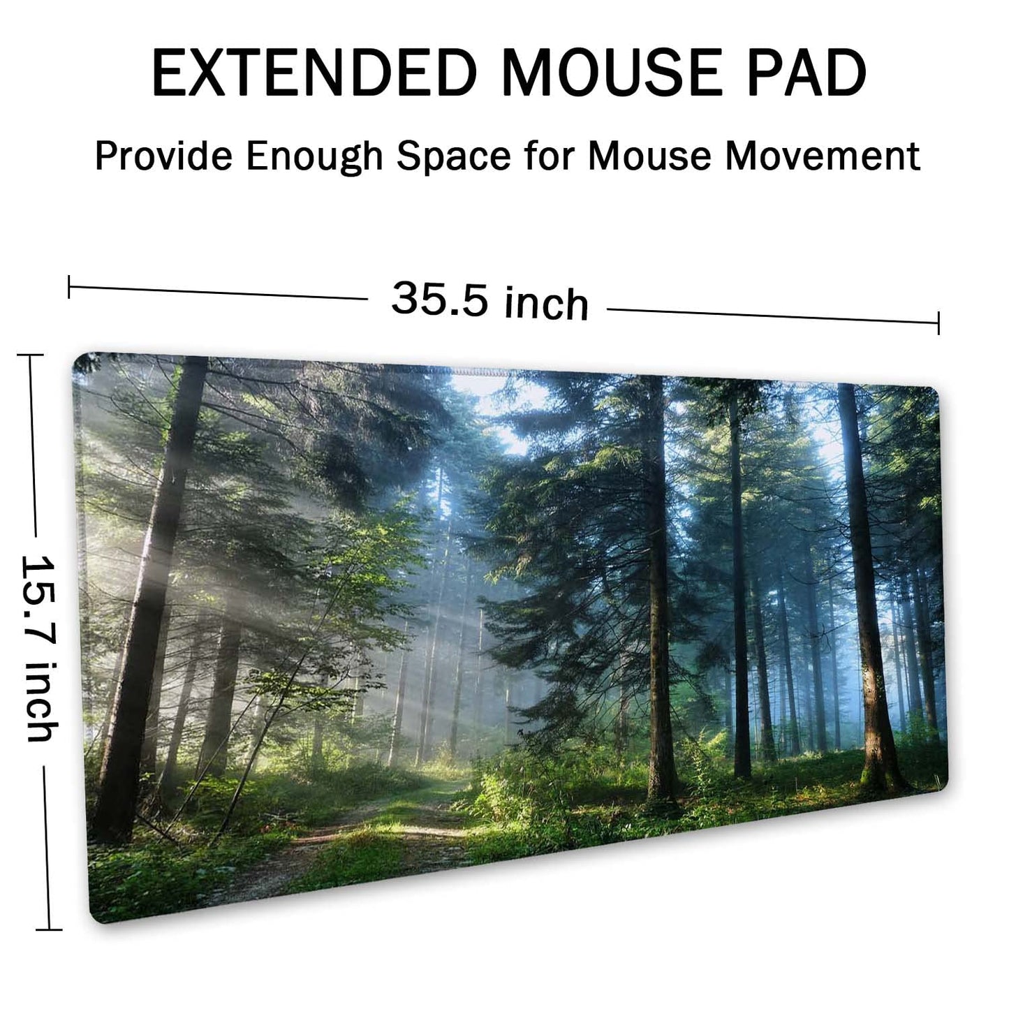 SSOIU Extended Gaming Mouse Pad XXL ArtSo Large Keyboard Mat Long Mousepad Desk Decor Writing Pad