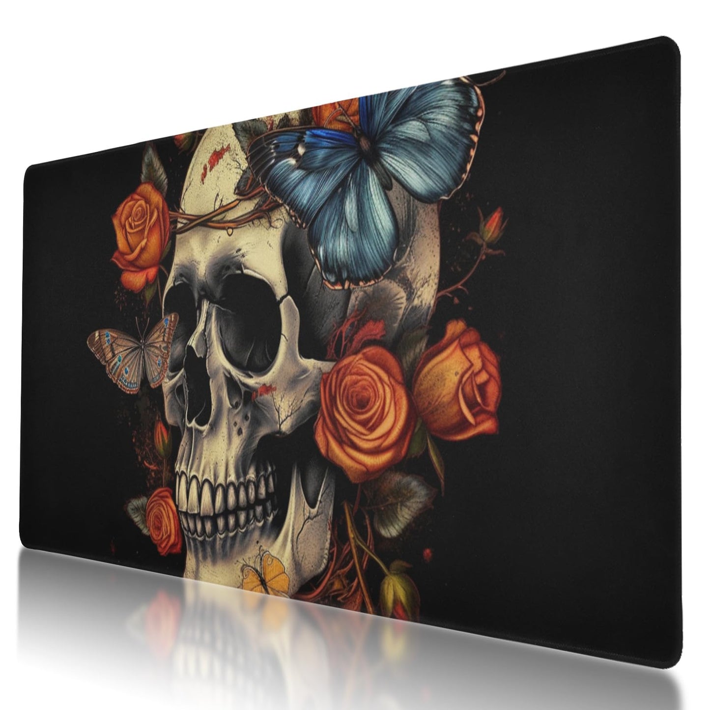 DNOVING Day of The Dead Skull XL Mouse Pad - Non-Slip Mouse Pad Protector for Gaming and Office