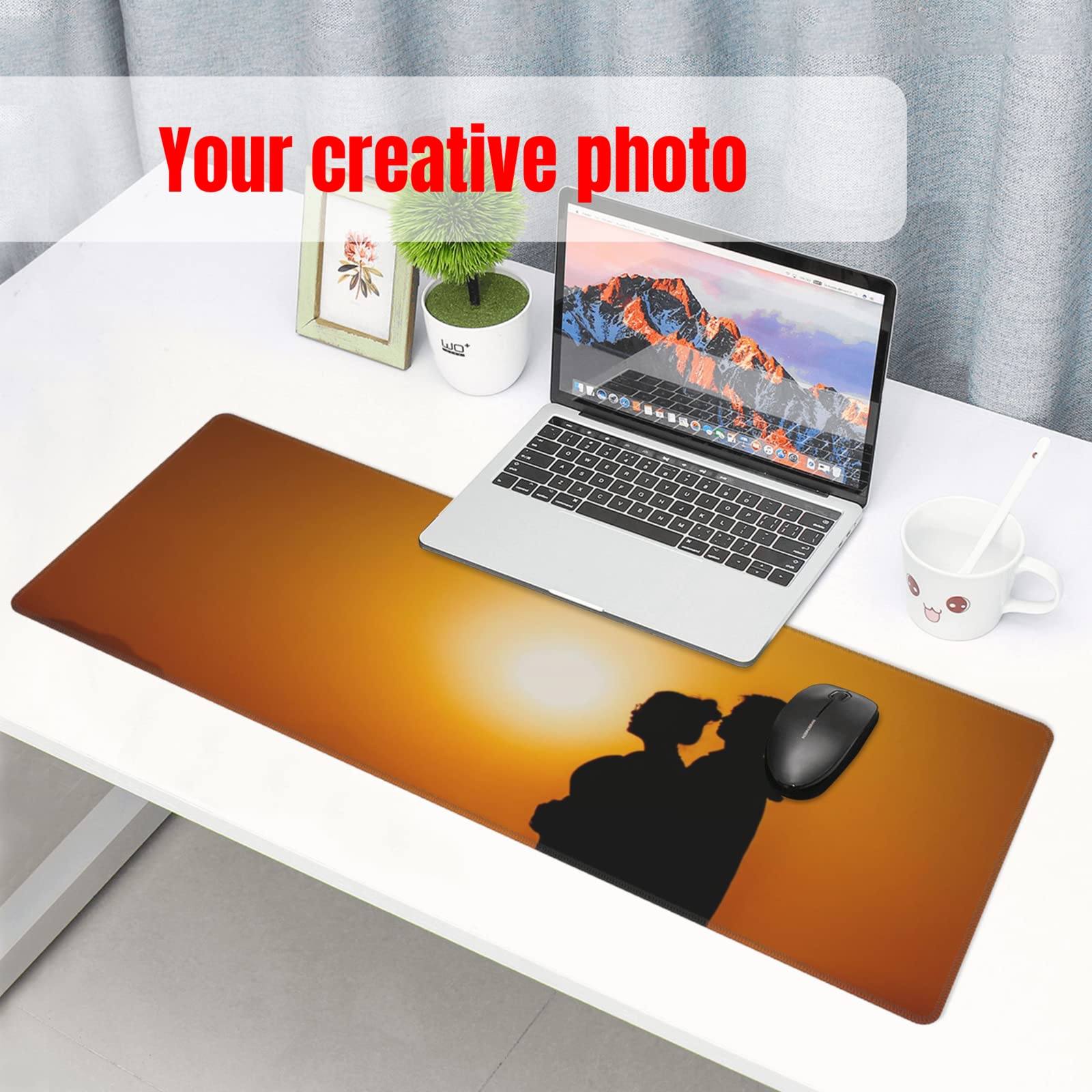 Custom Mouse Pad with Printing of Your Own Photo Image Logo Text Customized Personalized Mousepad