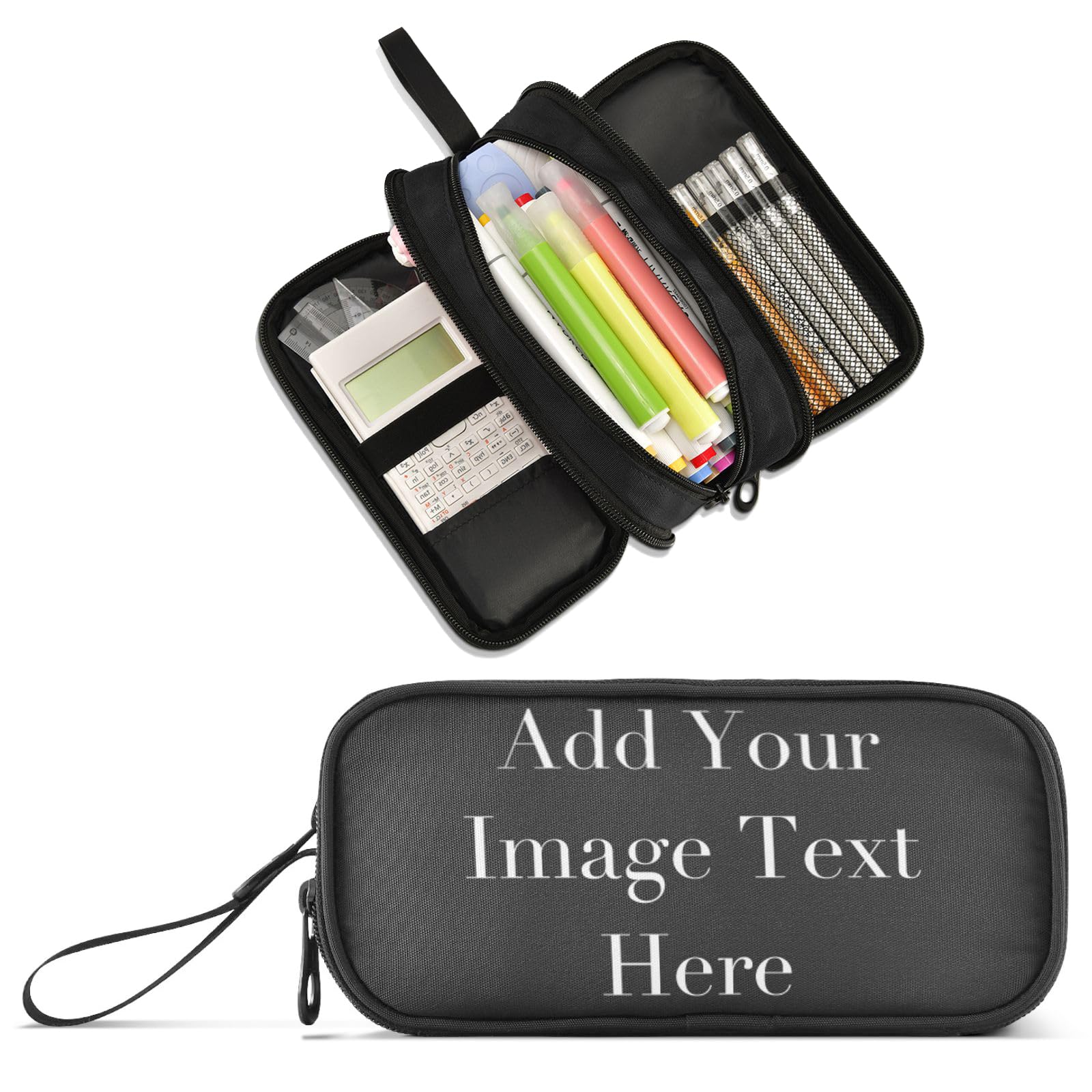 XUWU Custom Personalized Large Capacity Pencil Case Pencil Pouch Pen Box