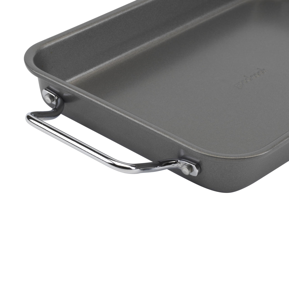 GoodCook Everyday Broiler Baking Pan with Built-in Handles Nonstick Warp-Resistant Heavy-Gauge