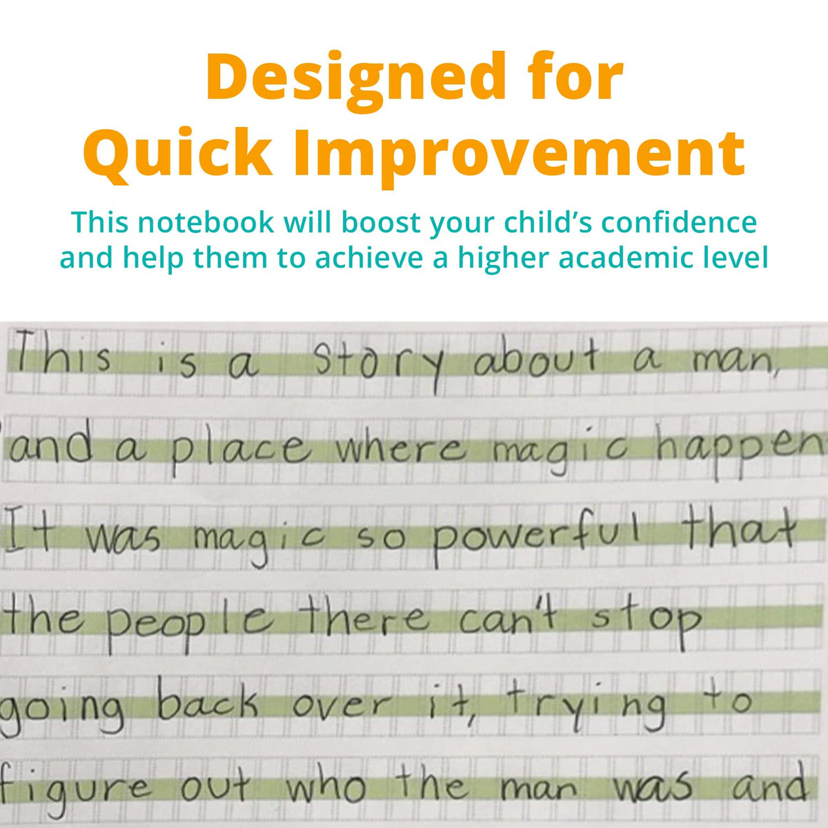 Channie's Youth Composition Notebook, Homework & Improvement Journal for Kids, Older Learners, &