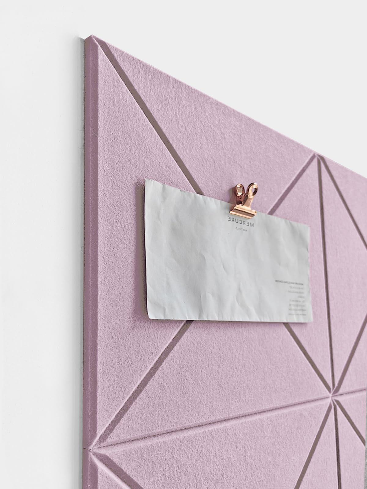 6 Pack Decorative Felt Wall Tiles (11.8” x 11.8”) - Modern Bulletin Board for Home Office &