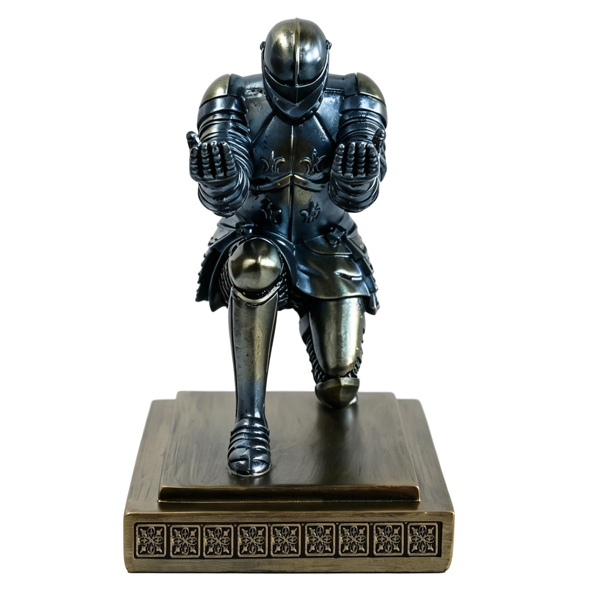 Soldier Executive Knight Pen Holder Personalized Desk Organizers Blue
