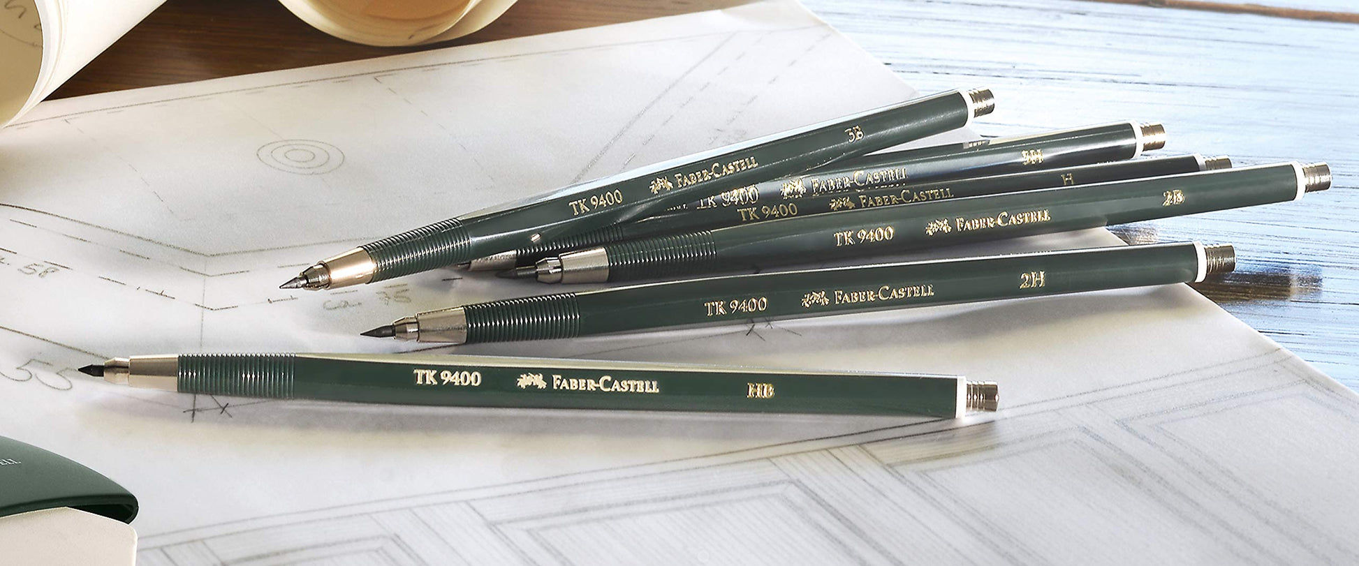 Faber-castell Tk9400 3mm 4b Clutch Pencil