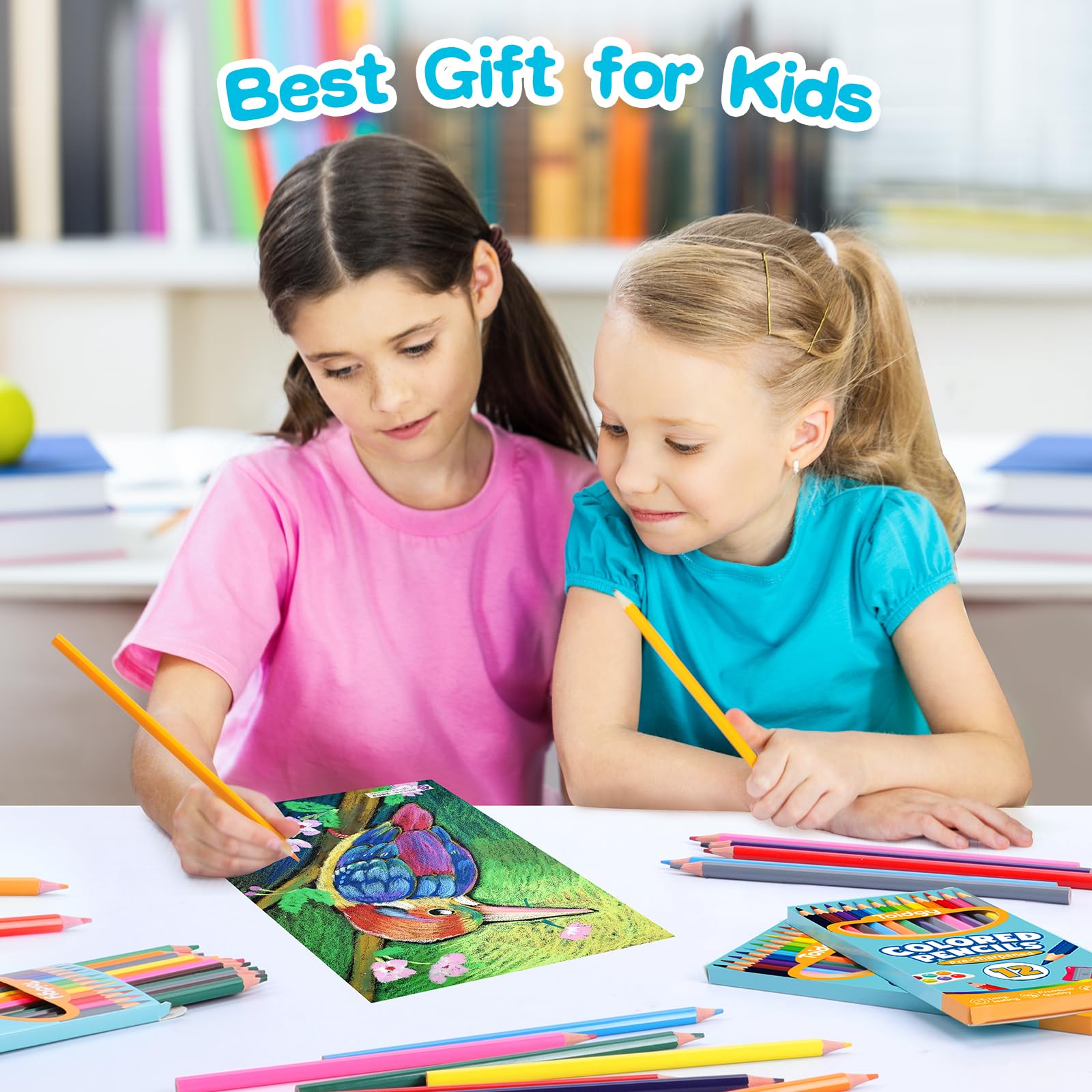 480 Count Colored Pencils Bulk, 40 Packs Colored Pencils for Kids 12 Colors