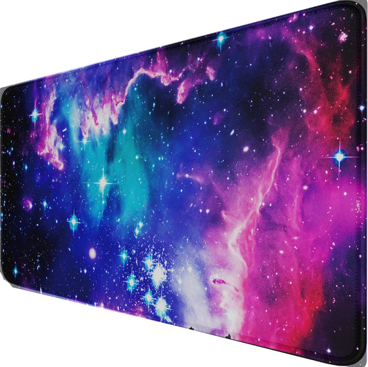 Large Extended Gaming Mouse Pad with Stitched Edges, Waterproof 31.5X15.7In